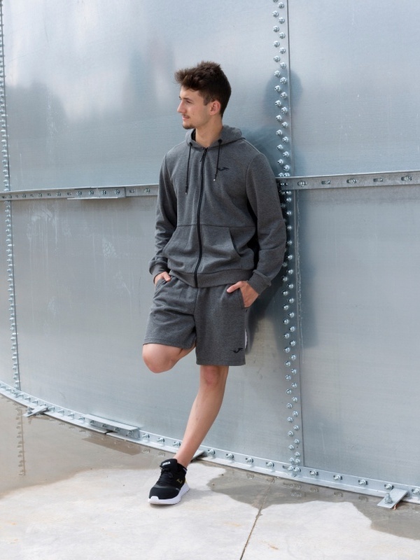 Толстовка мужская JOMA Urban Street 102299.250 S серая фото 