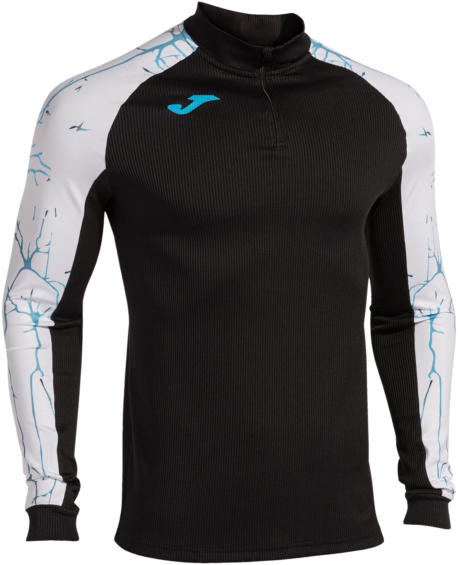 Кофта спортивная мужская JOMA Elite IX 102756.102 M черно-белая фото 
