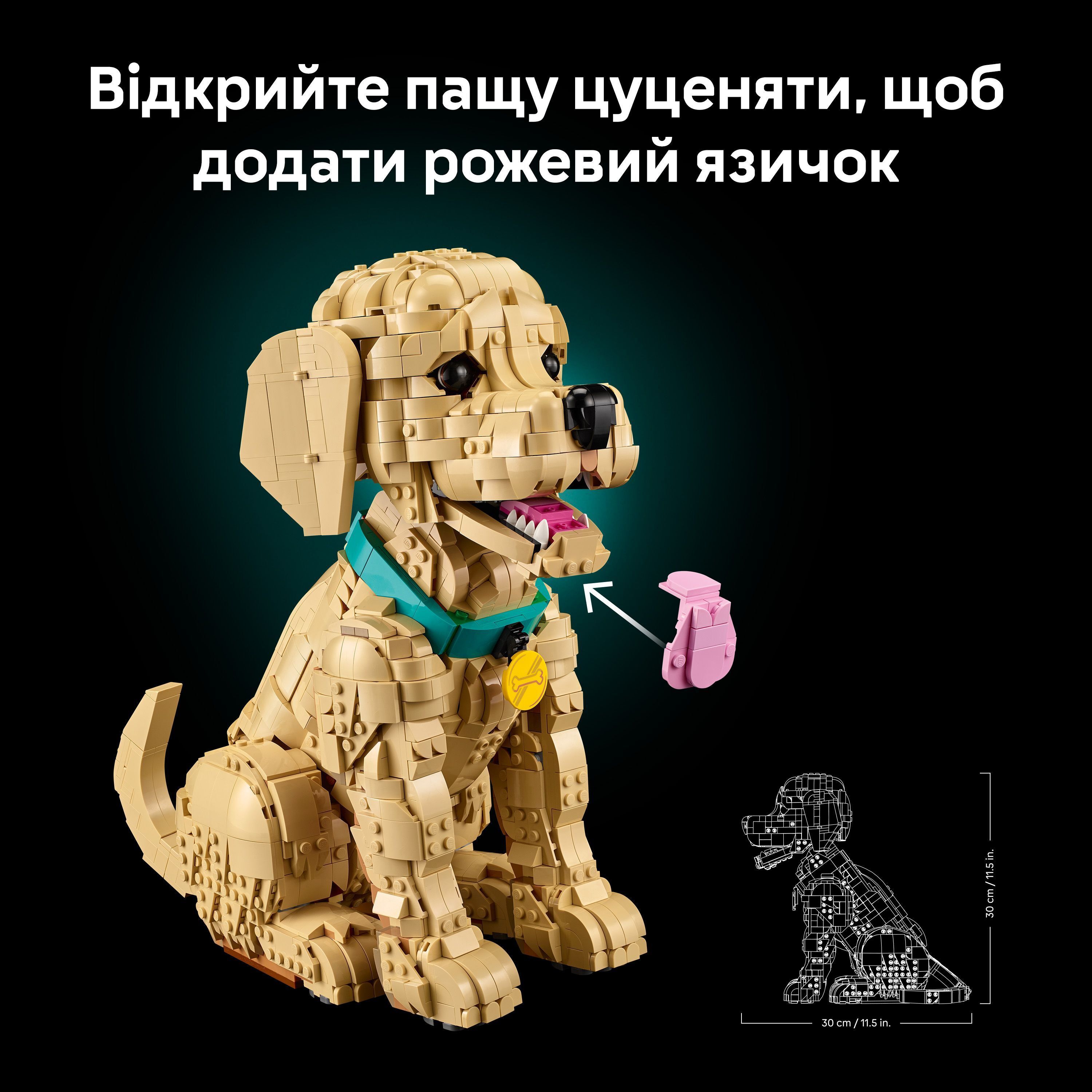 LEGO 11384 Icons Щенок золотистого ретривера фото 6