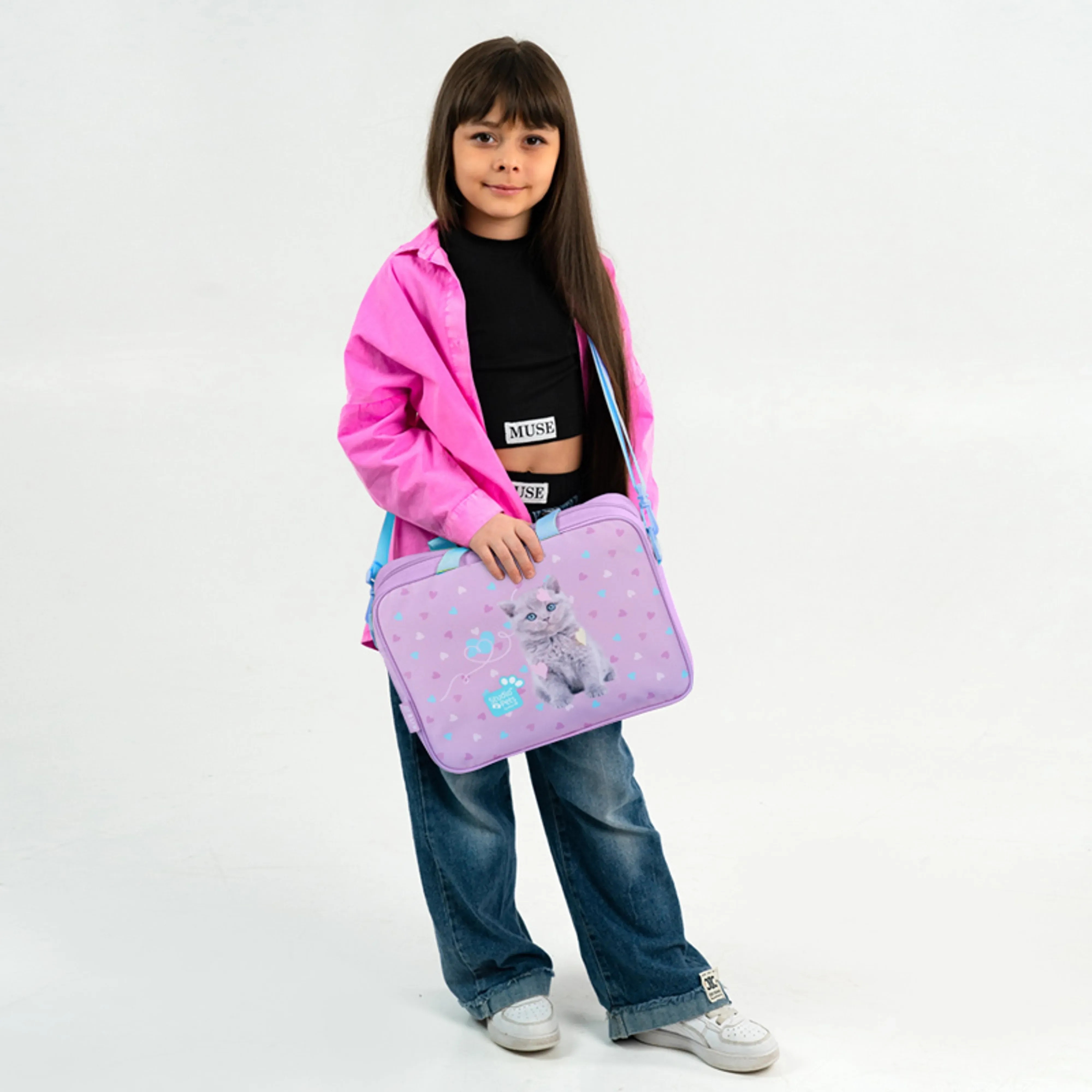 Шкільна текстильна сумка Kite Studio Pets SP26-589фото