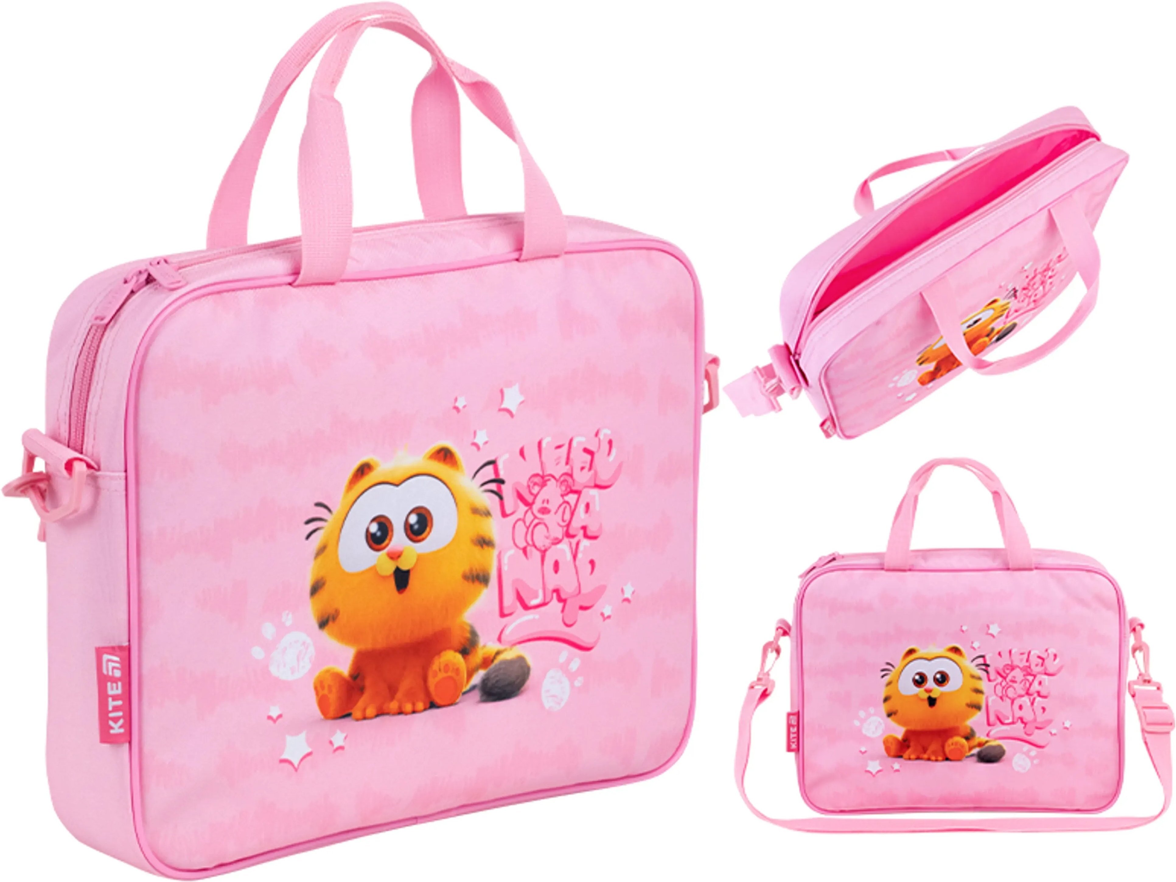 Шкільна текстильна сумка Kite Garfield GF26-589фото