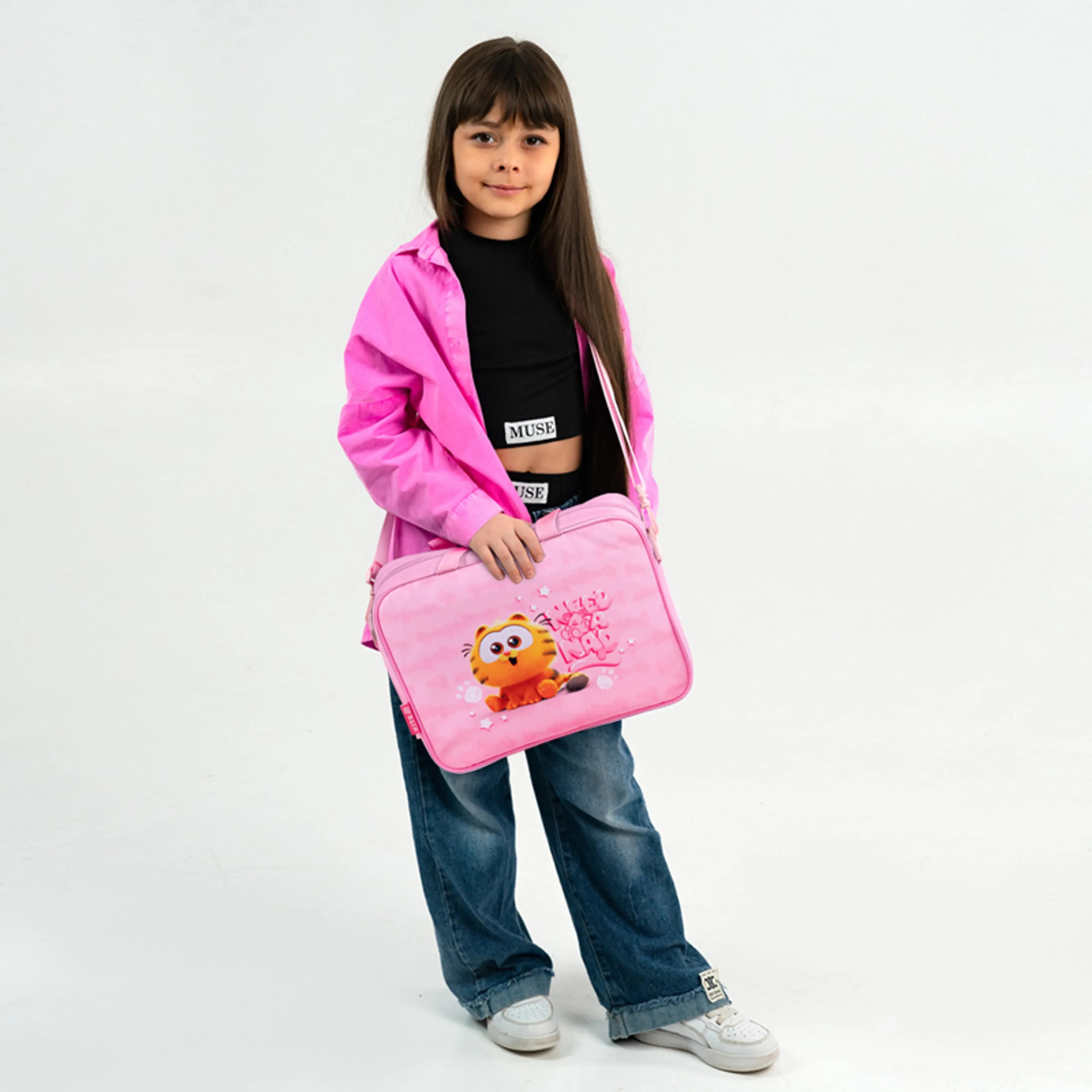 Шкільна текстильна сумка Kite Garfield GF26-589фото