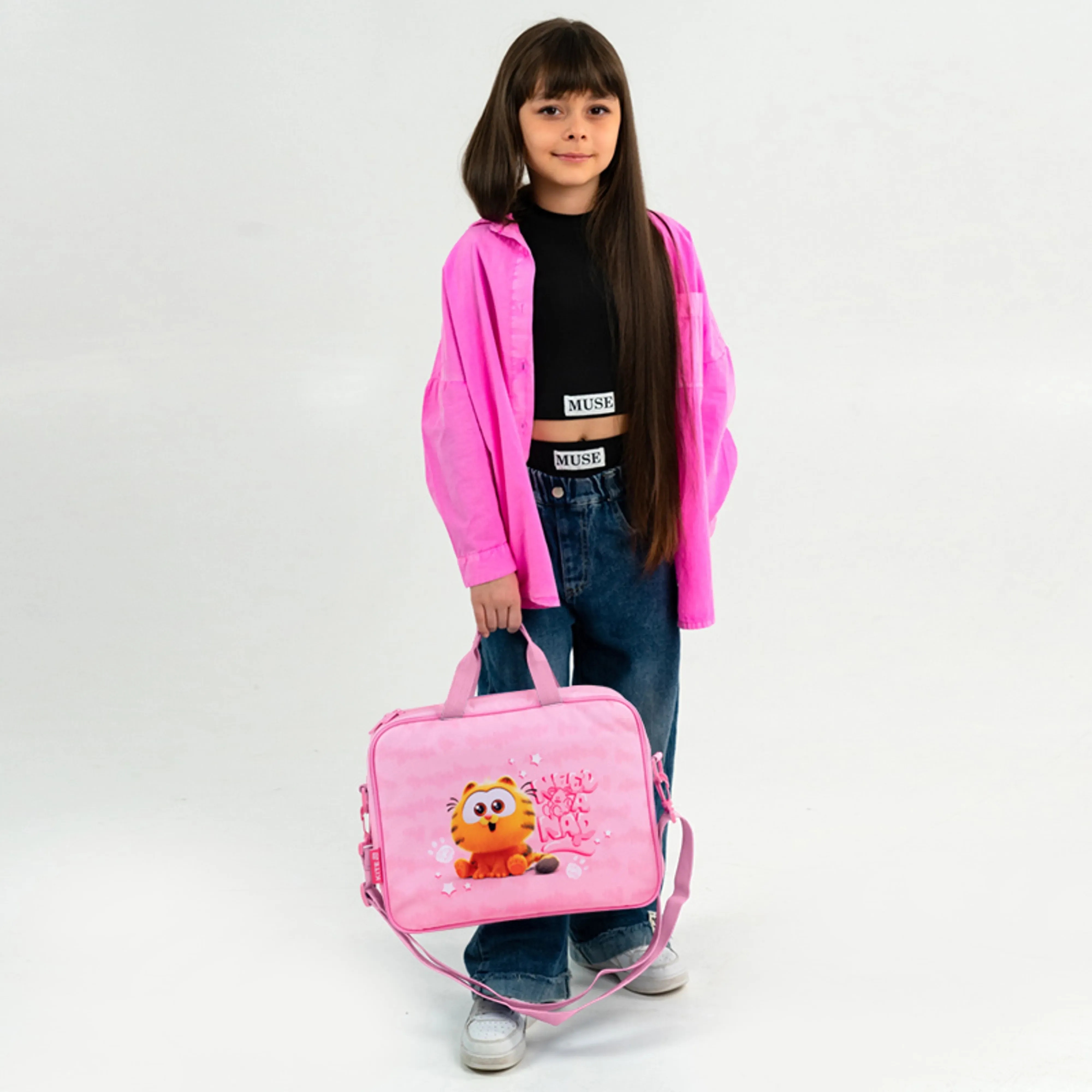 Шкільна текстильна сумка Kite Garfield GF26-589фото