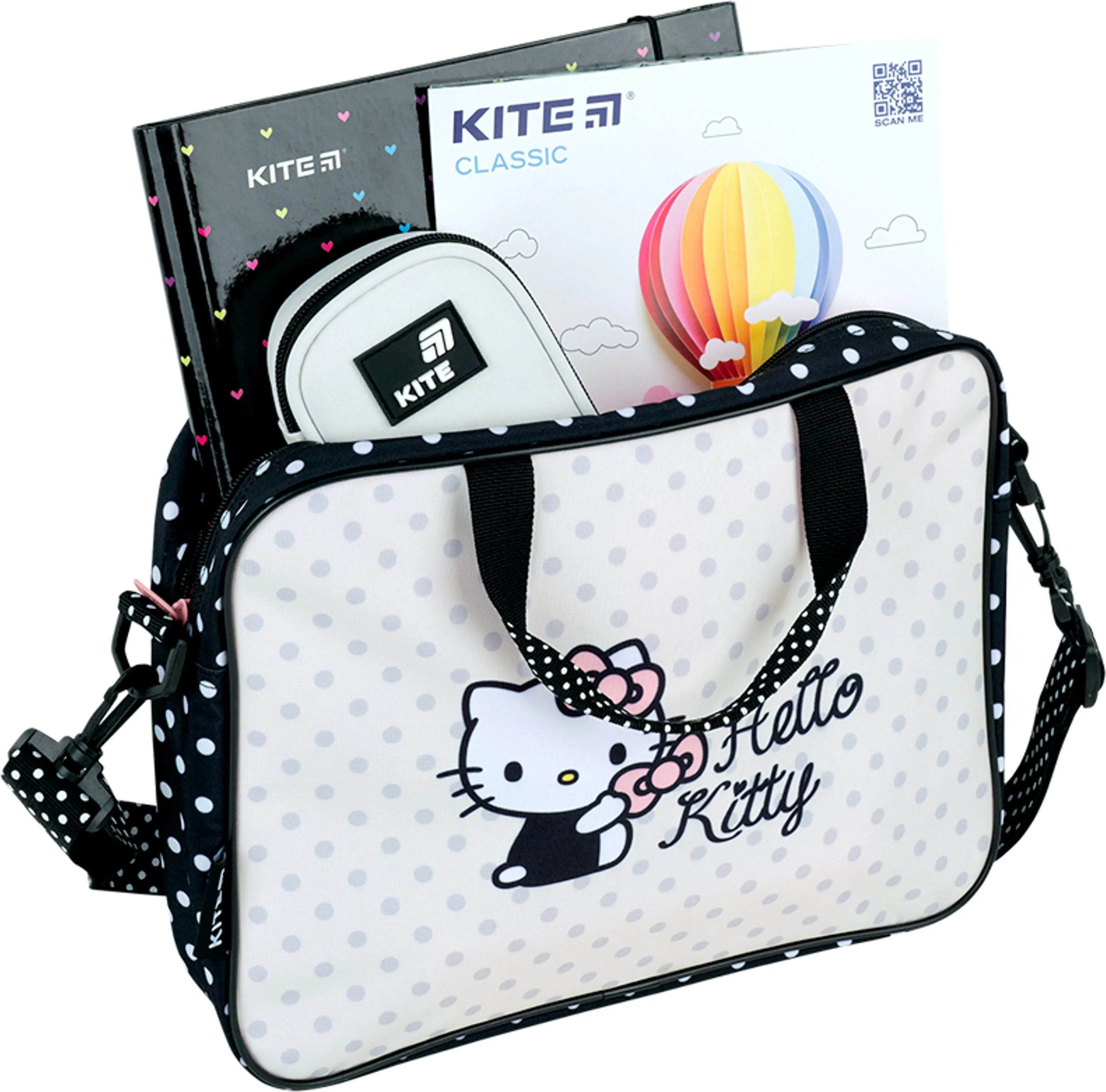 Шкільна текстильна сумка Kite Hello Kitty HK26-589-2фото