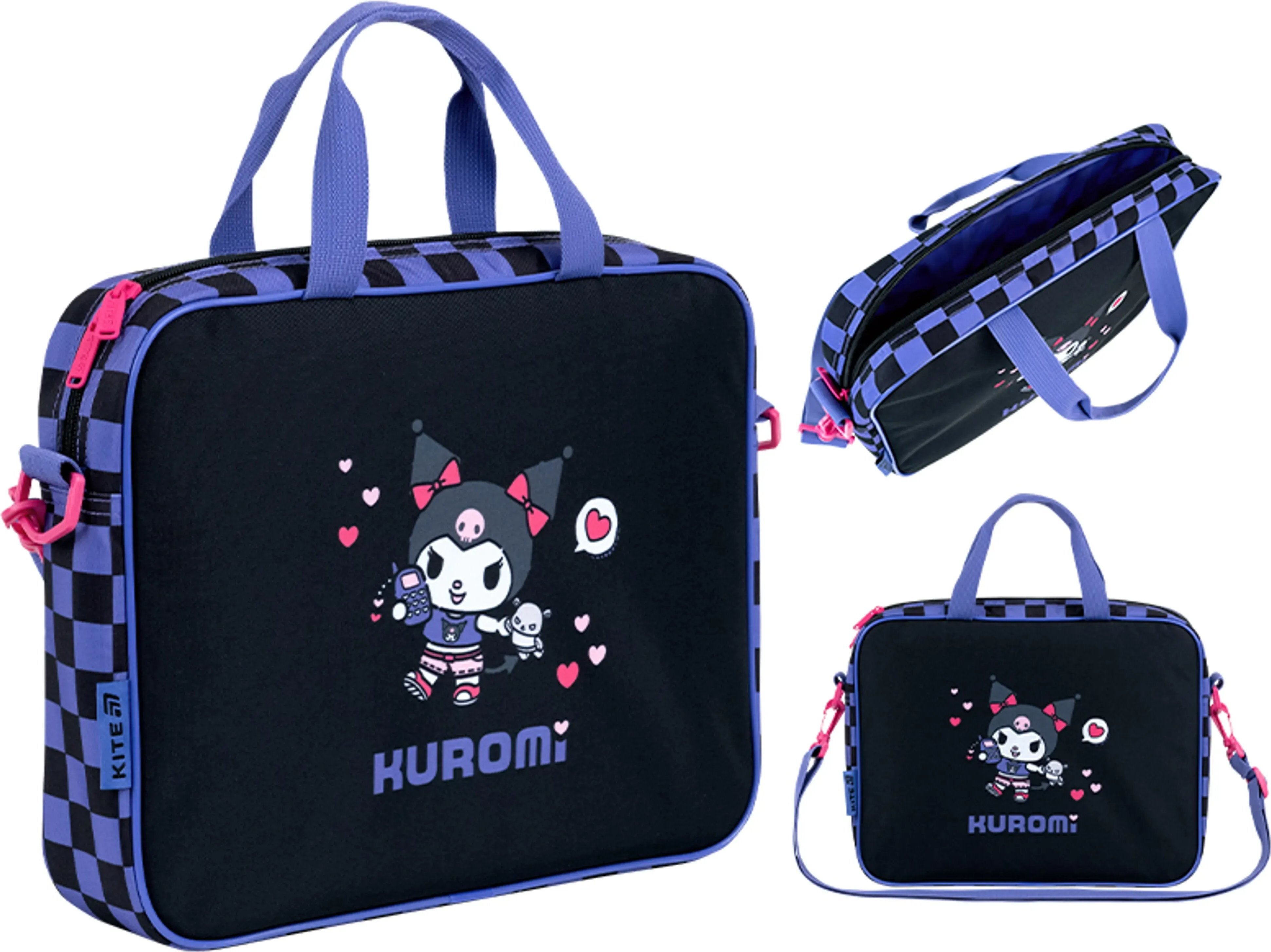 Шкільна текстильна сумка Kite Kuromi HK26-589-1фото