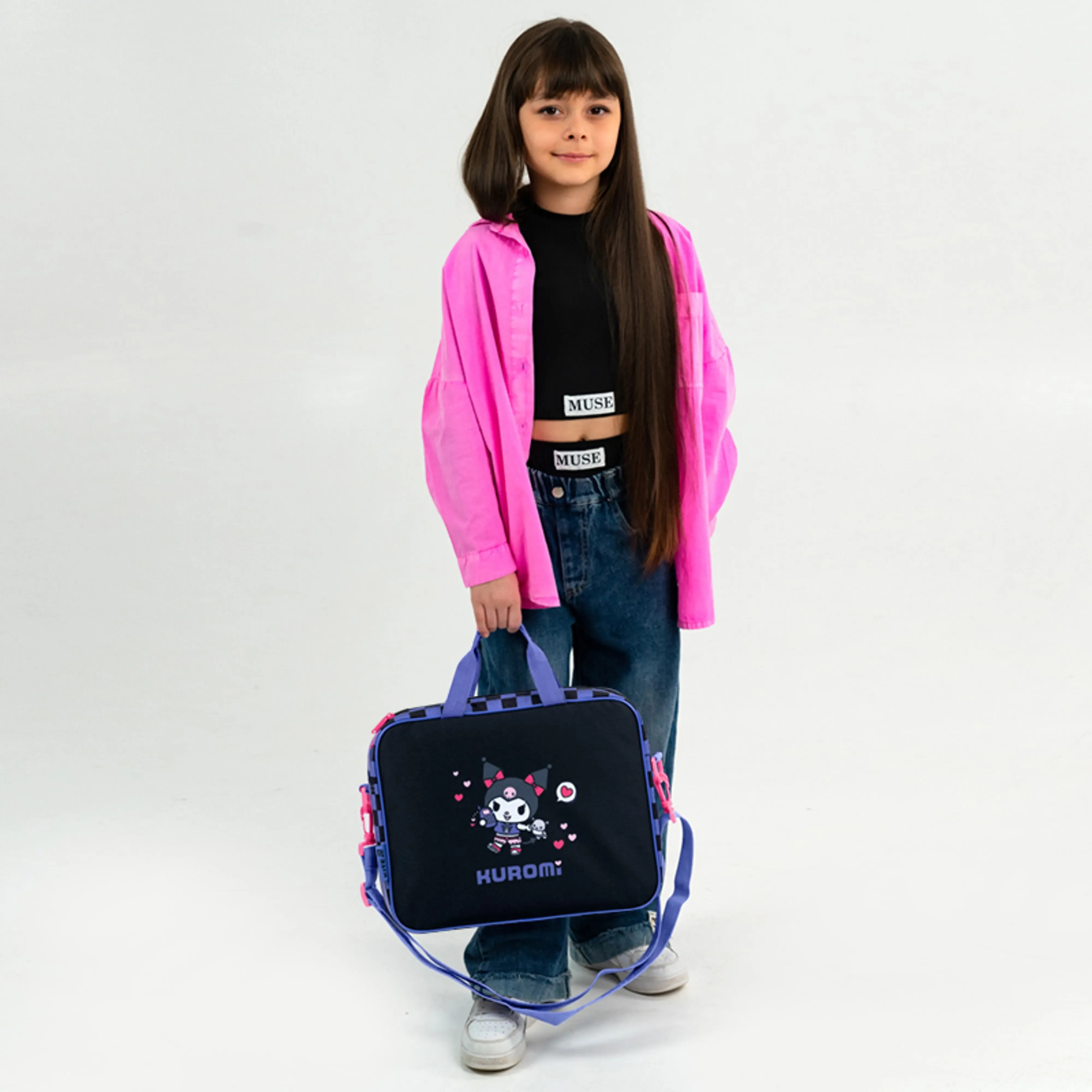 Шкільна текстильна сумка Kite Kuromi HK26-589-1фото