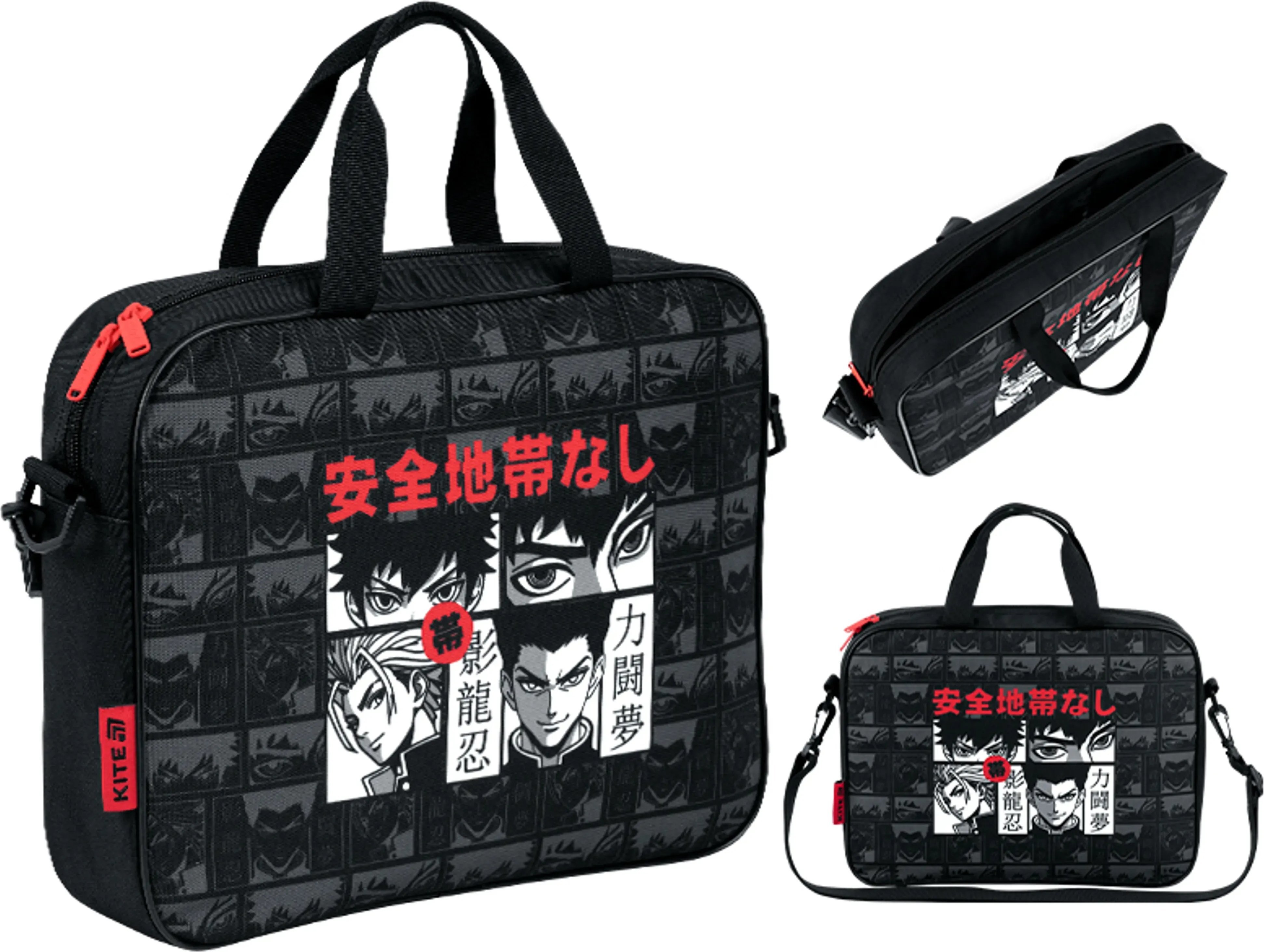 Школьная текстильная сумка Kite Anime K26-589-3 фото 