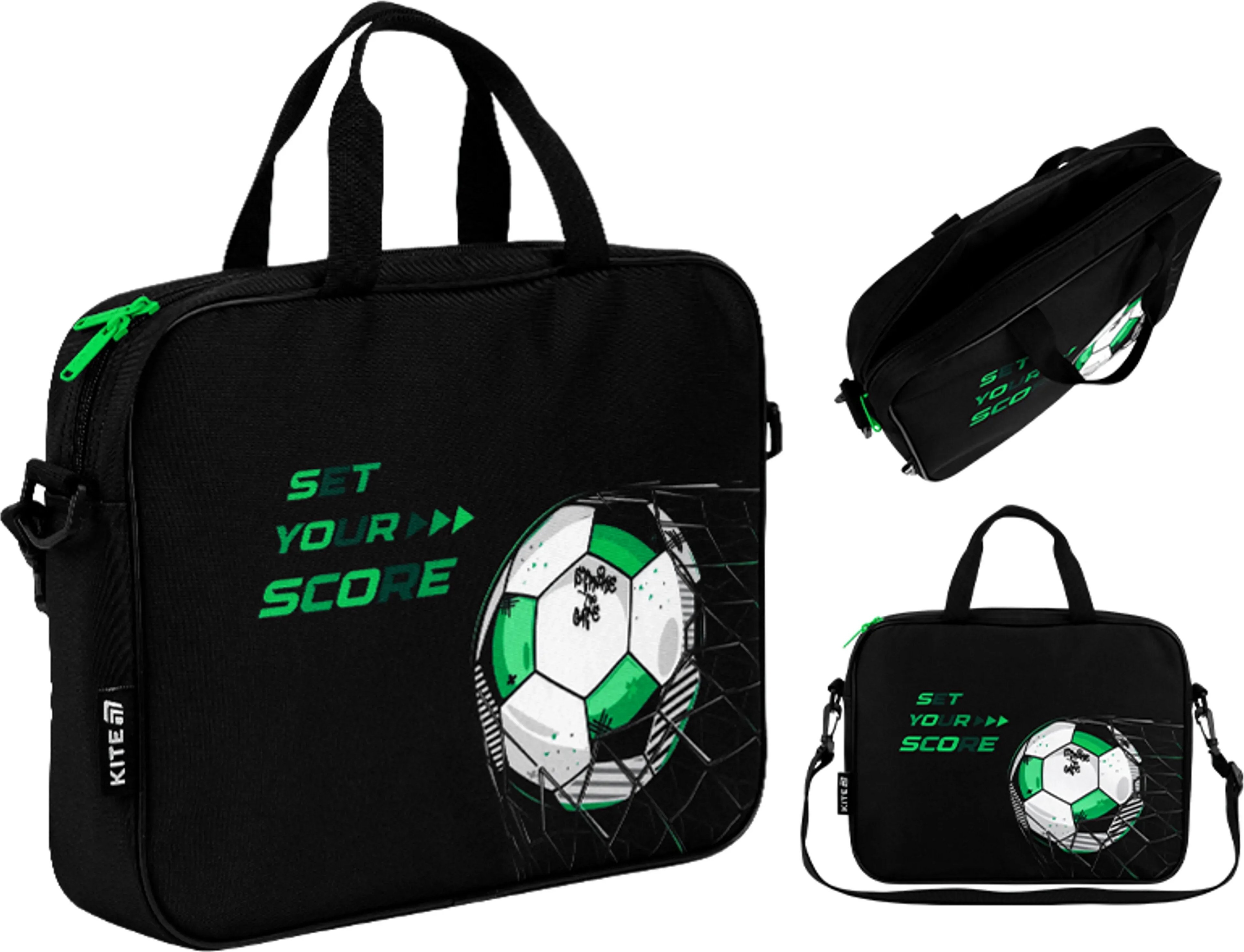 Шкільна текстильна сумка Kite Football K26-589-2фото