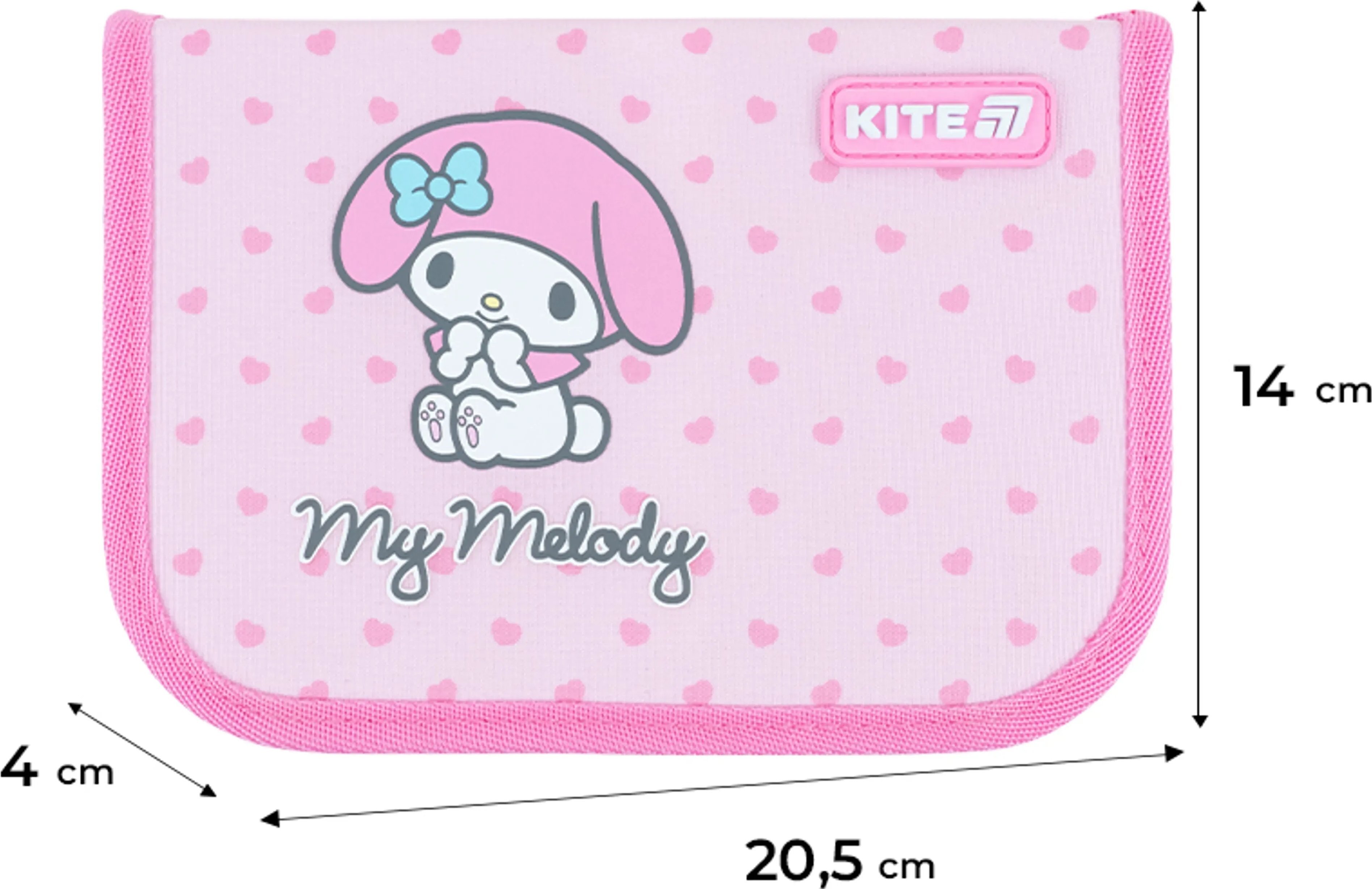 Пенал без наповнення Kite Hello Kitty HK26-621-3 1 відділення 1 відворотфото