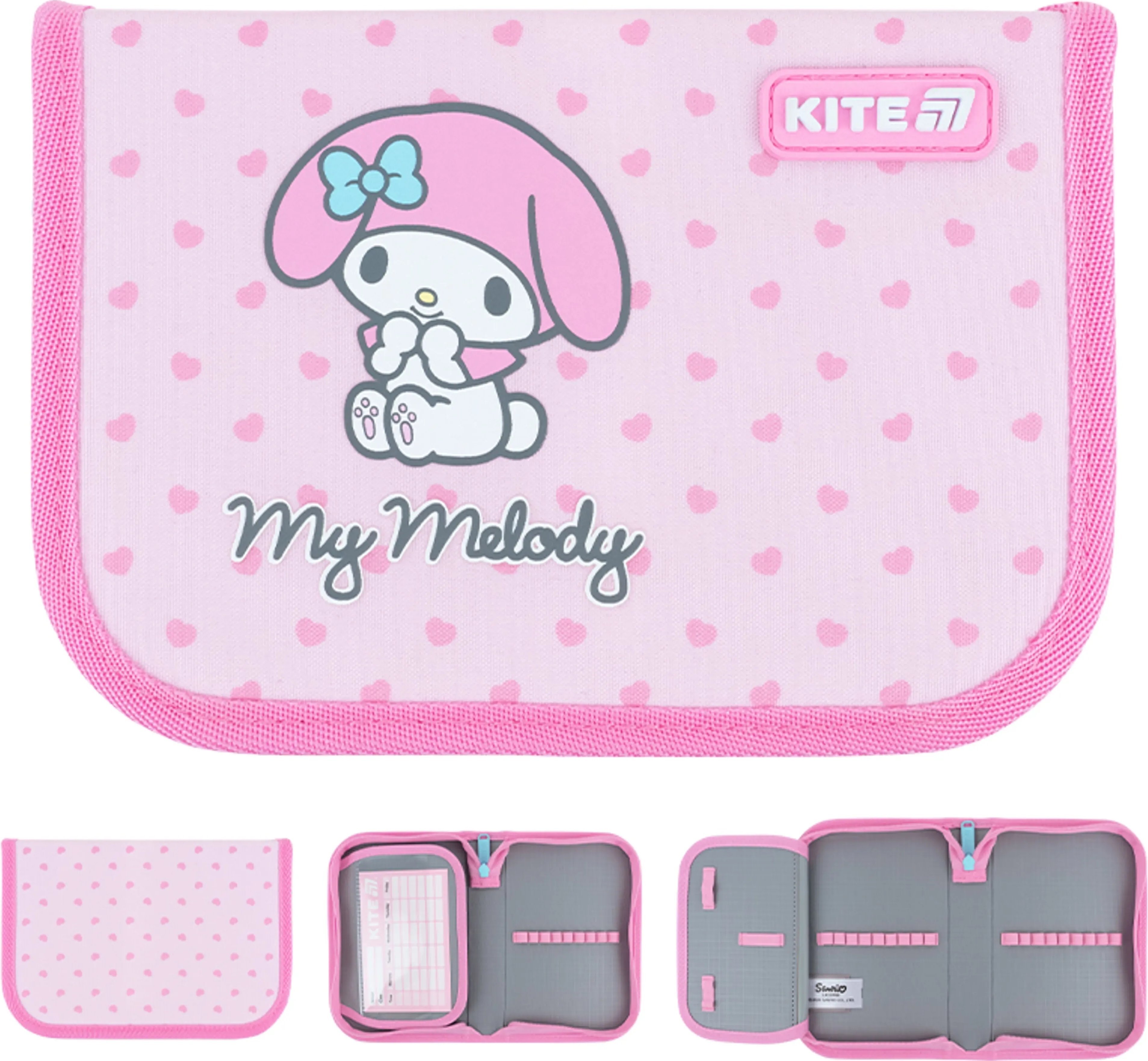 Пенал без наповнення Kite Hello Kitty HK26-621-3 1 відділення 1 відворотфото