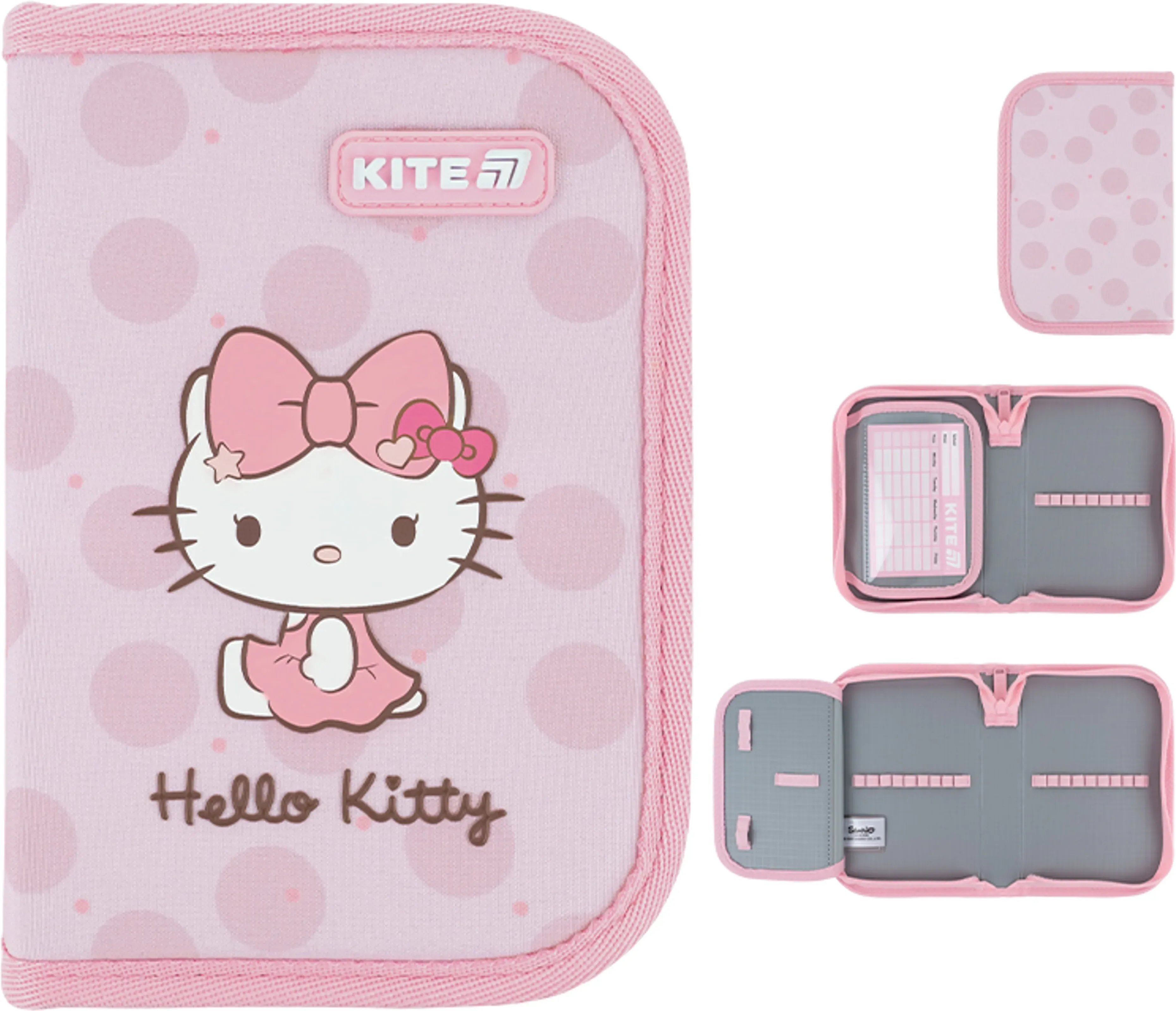 Пенал без наповнення Kite Hello Kitty HK26-621-1 1 відділення 1 відворотфото2