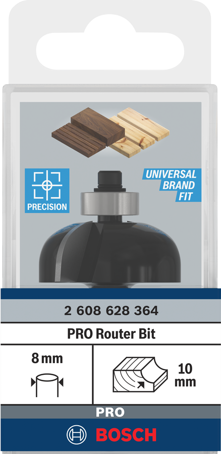 Фреза галтельна Bosch Professional Std S8 R10 D32.7 L14 (2.608.628.364)фото