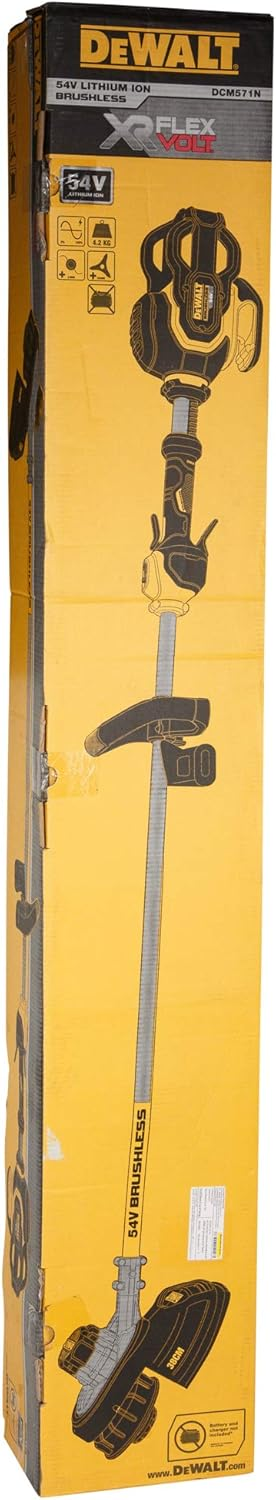 Триммер садовый аккумуляторный DeWALT 54В 38см без АКБ и ЗУ (DCM571N) фото 
