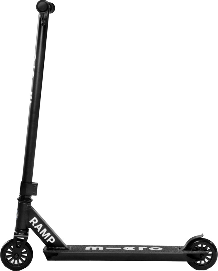 Самокат Micro серії Ramp – Чорний (до 100 kg, двоколісний)фото