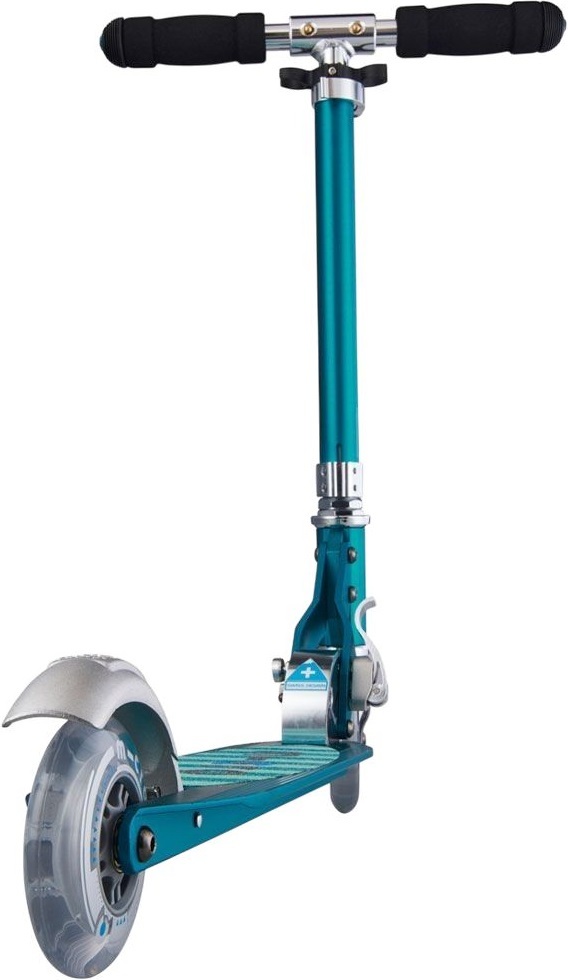 Самокат Micro серии Sprite LED – Бензин (до 100 kg, двухколесный, свет) фото 