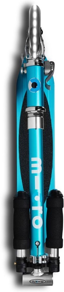 Самокат Micro серии Sprite LED – Голубой Океан (до 100 kg, двухколесный, свет) фото 