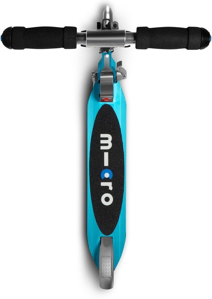 Самокат Micro серии Sprite LED – Голубой Океан (до 100 kg, двухколесный, свет) фото 