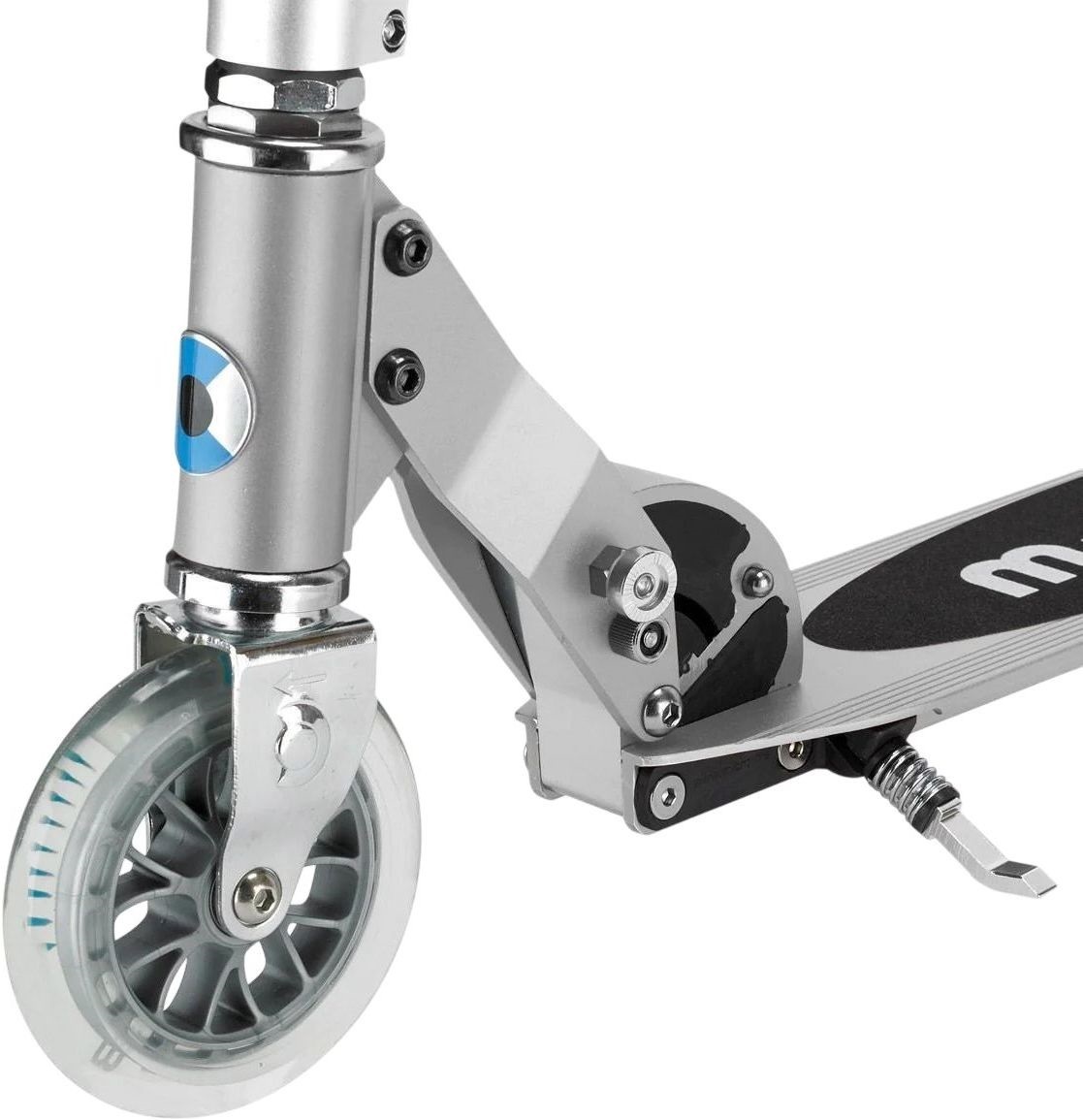 Самокат Micro серії Sprite – Матовий Сріблястий (до 100 kg, двоколісний)фото