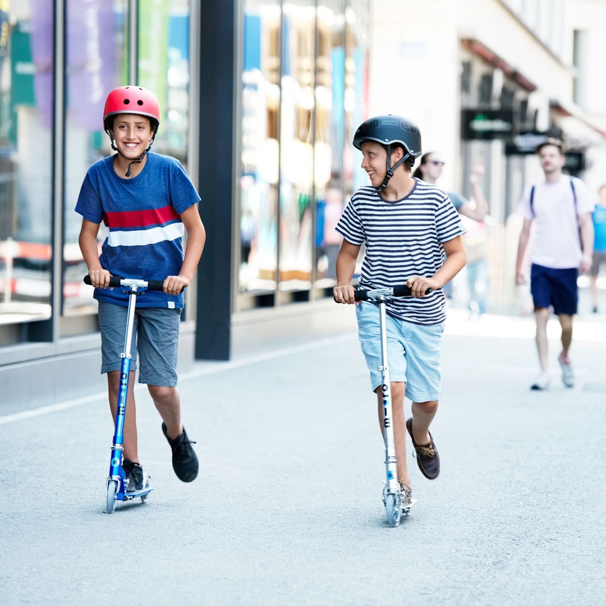 Самокат Micro серії Sprite – Матовий Сріблястий (до 100 kg, двоколісний)фото