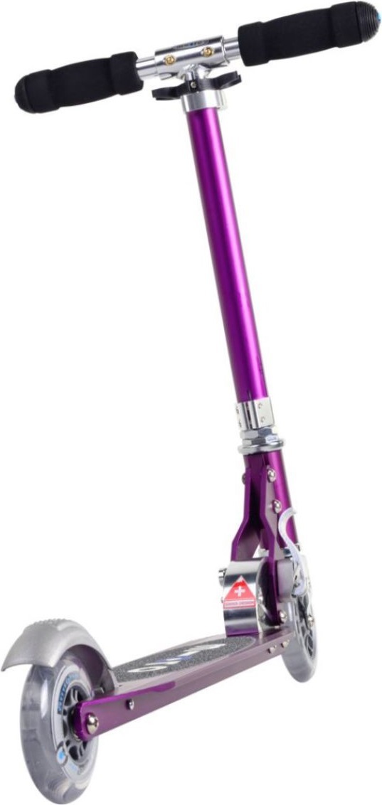 Самокат Micro серії Sprite - Пурпуровий Металік (складаний, до 100 kg, двоколісний)фото