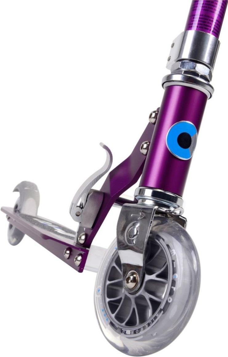 Самокат Micro серії Sprite - Пурпуровий Металік (складаний, до 100 kg, двоколісний)фото