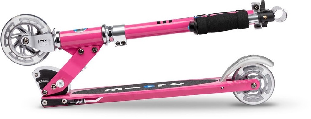 Самокат Micro серії Sprite – Рожевий (до 100 kg, двоколісний)фото