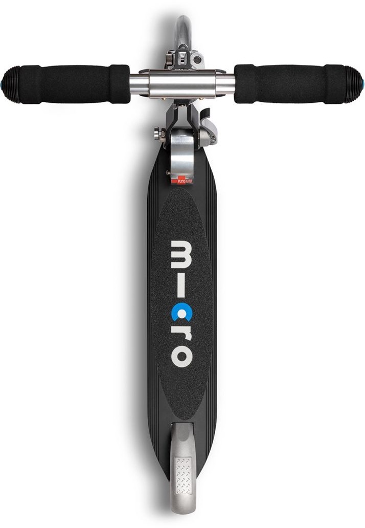 Самокат Micro серії Sprite – Чорний (до 100 кг (kg), двоколісний)фото