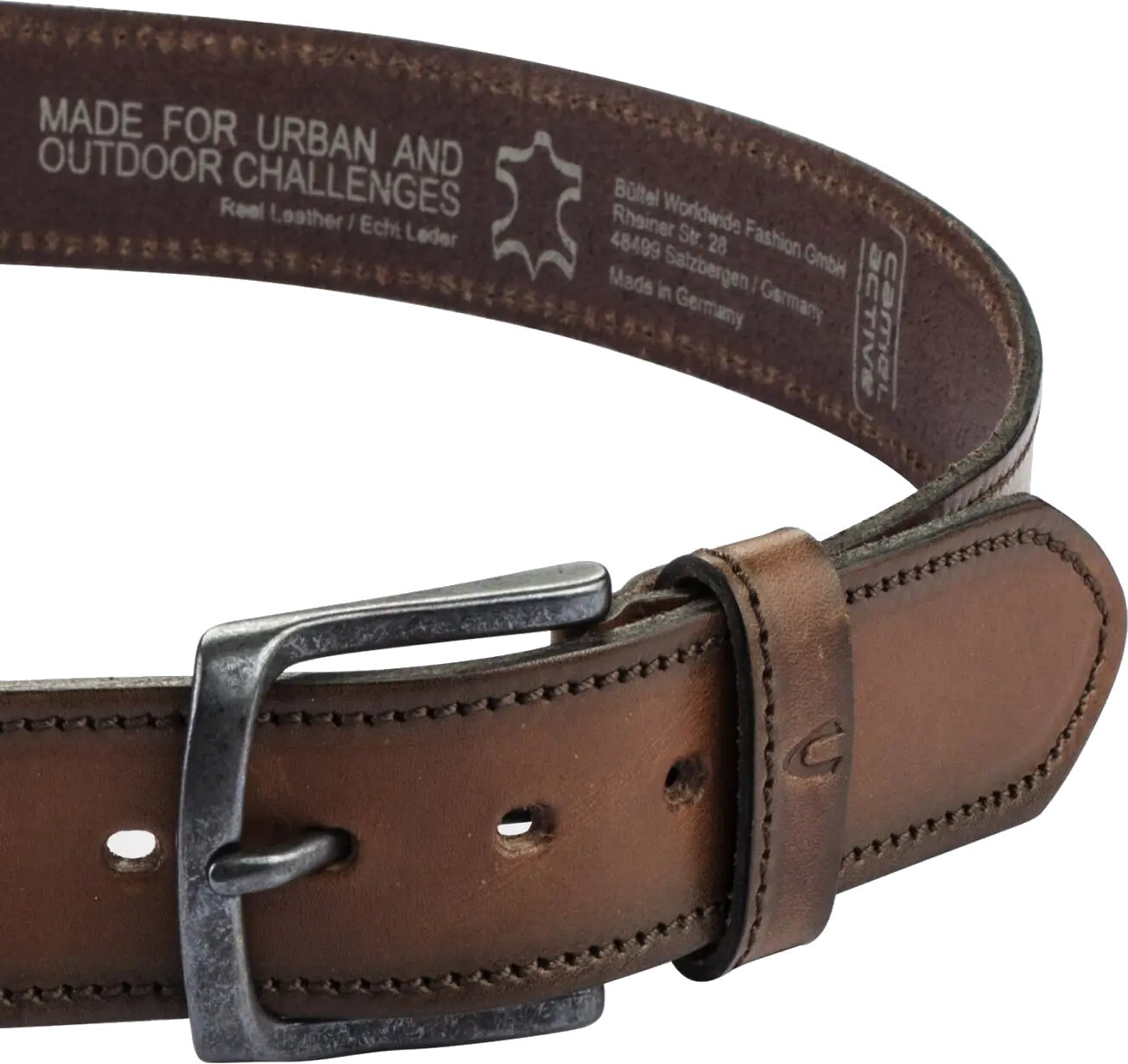 Ремінь чоловічий Camel Active Belts 402010-9B01-20 XL коричневийфото