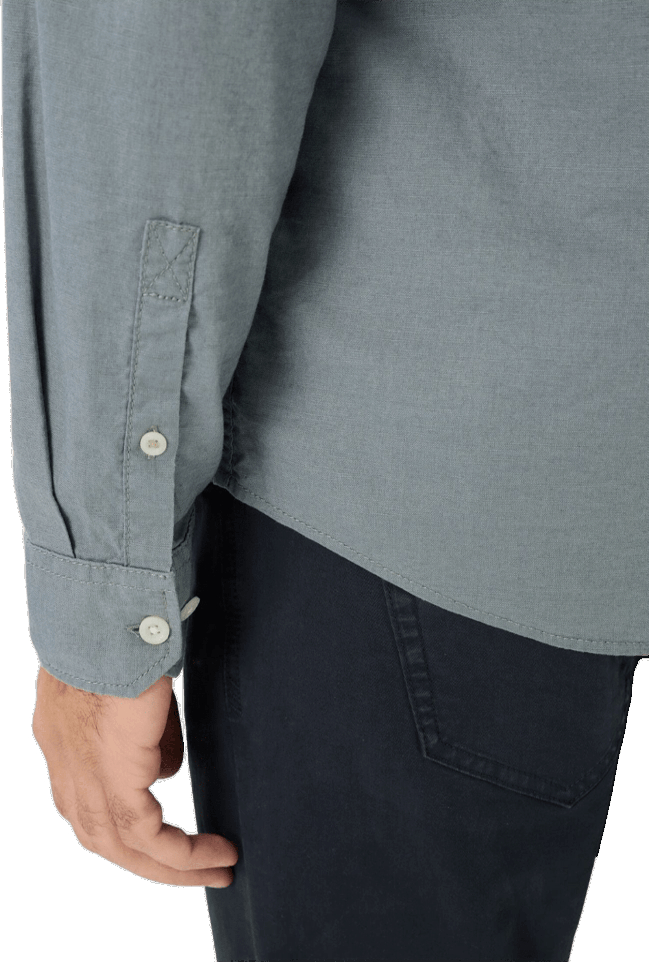 Сорочка чоловіча Camel Active Shirts 1/1 sleeves 409116-7S16-45 M темно-синяфото