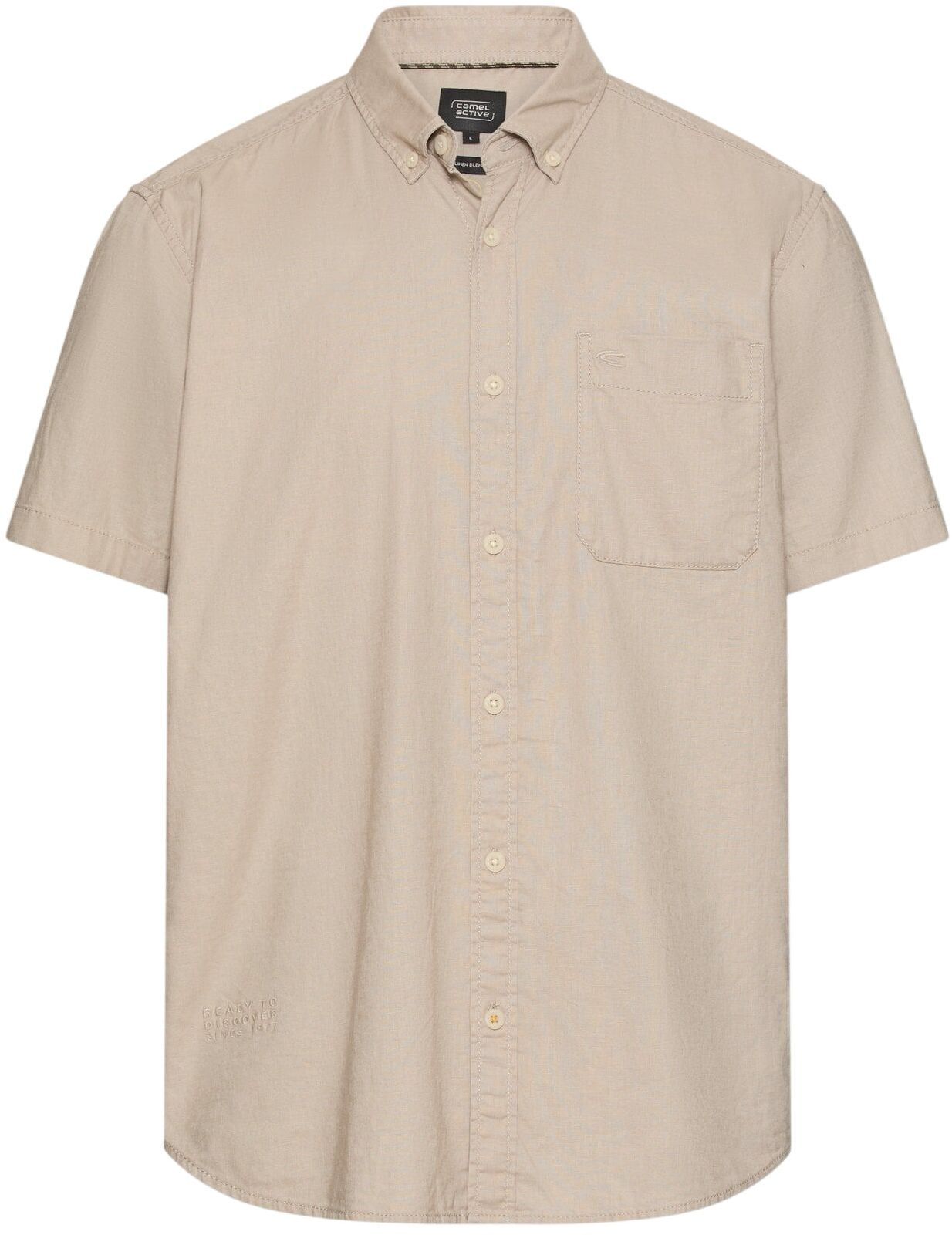 Сорочка чоловіча Camel Active Shirts 1/2 sleeves 409256-7S56-17 M темно-сірафото