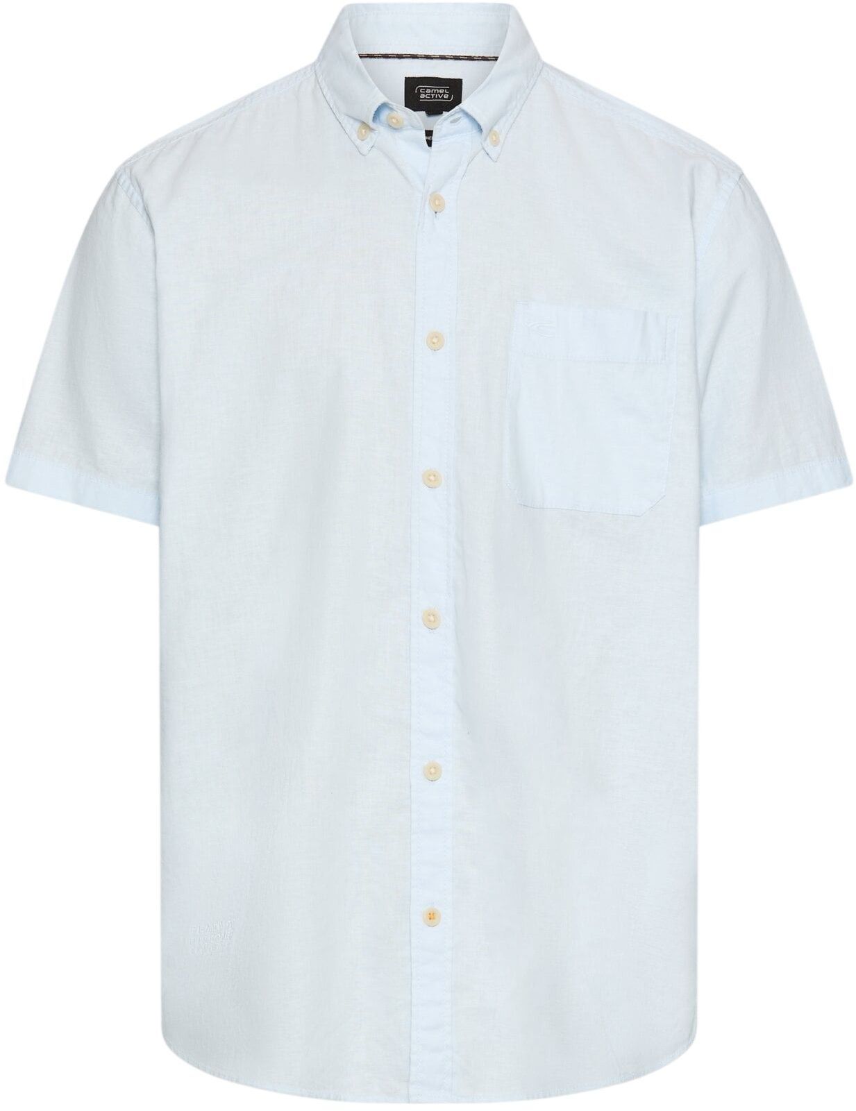 Сорочка чоловіча Camel Active Shirts 1/2 sleeves 409256-7S56-42 L блакитнафото