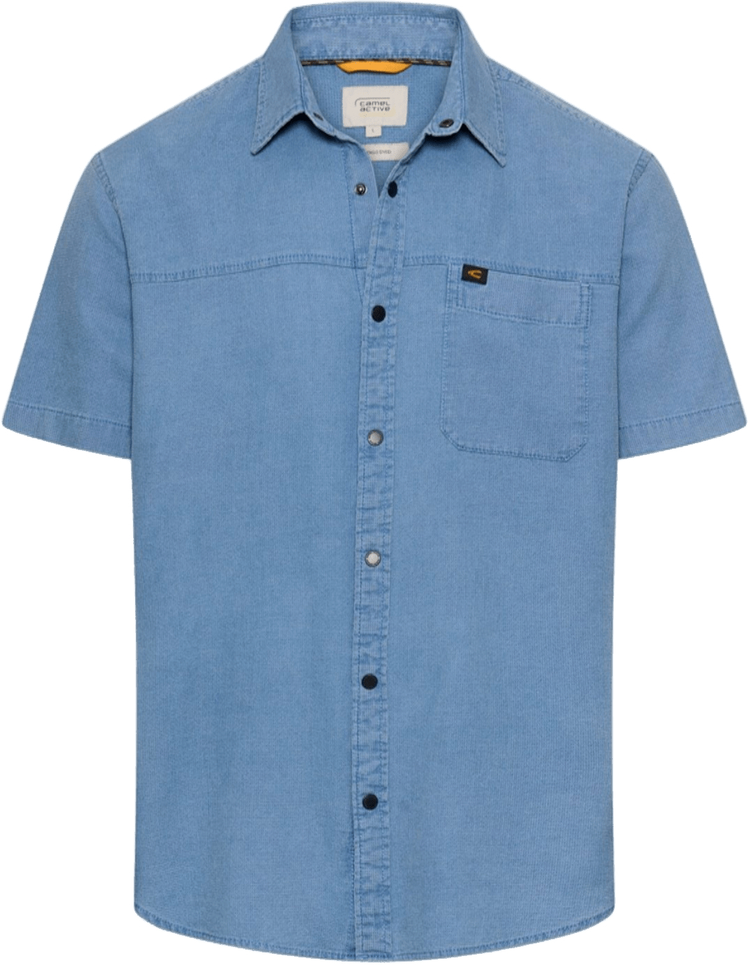 Сорочка чоловіча Camel Active Shirts 1/2 sleeves 409266-7S66-42 XL блакитнафото