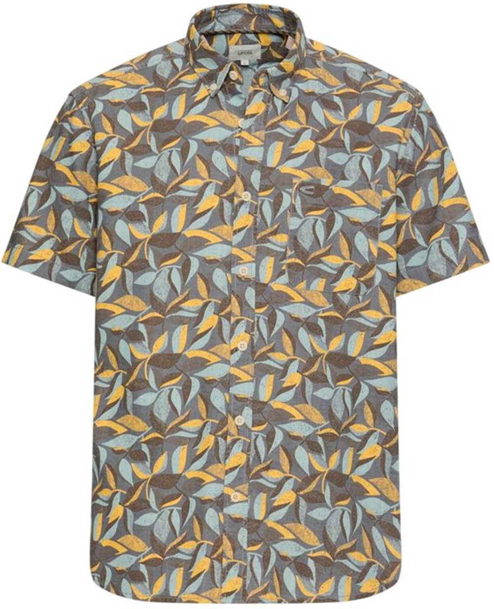 Рубашка мужская Camel Active Shirts 1/2 sleeves 409274-7S74-64 XL синяя фото 