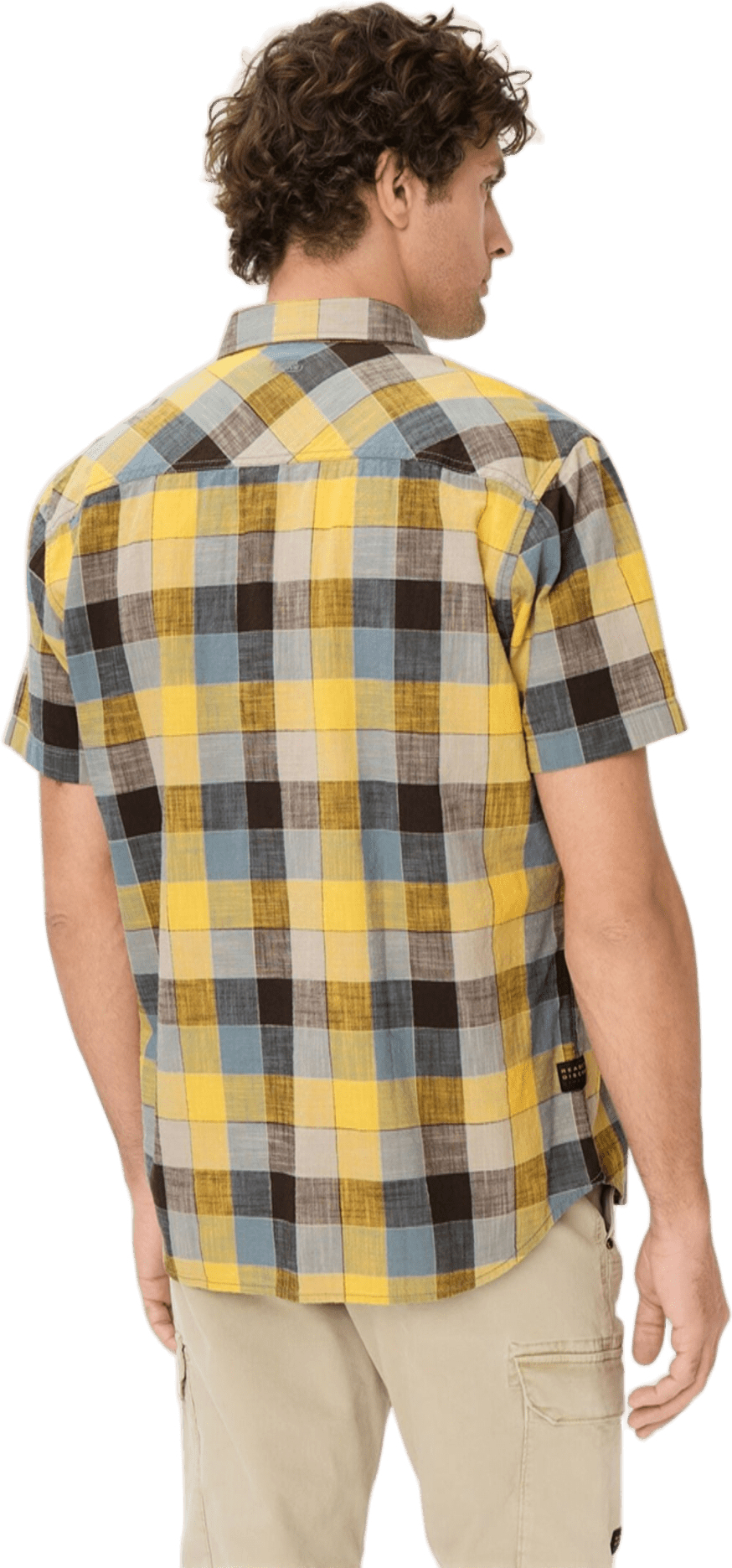 Сорочка чоловіча Camel Active Shirts 1/2 sleeves 409261-7S61-64 L жовтафото