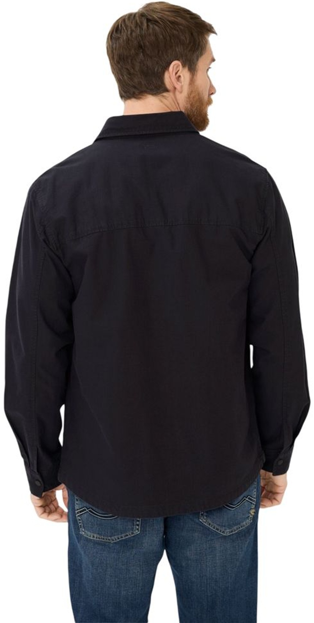 Сорочка з довгим рукавом чоловіча Camel Active Overshirts 409382-7S82-48 M темно-синяфото