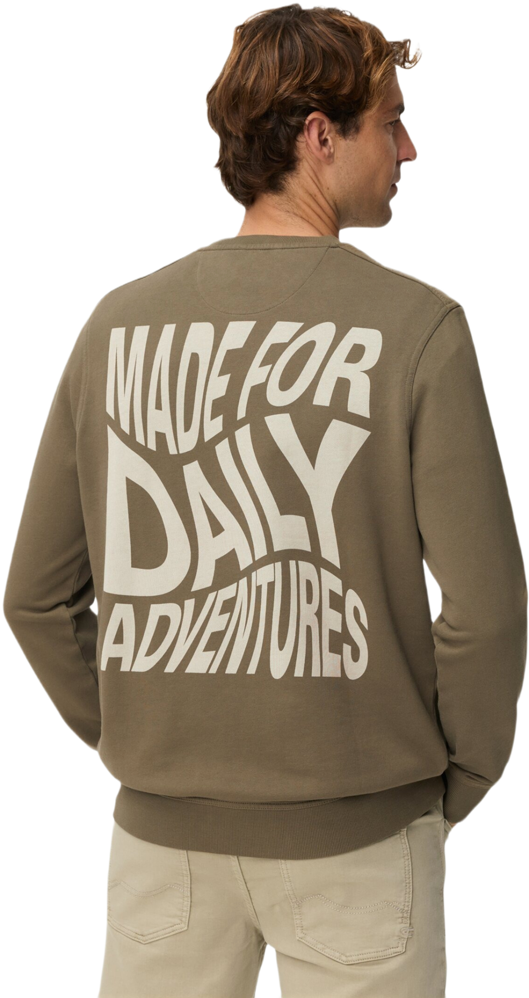 Світшот чоловічий Camel Active Sweatshirts 409400-7W04-35 2XL оливковийфото