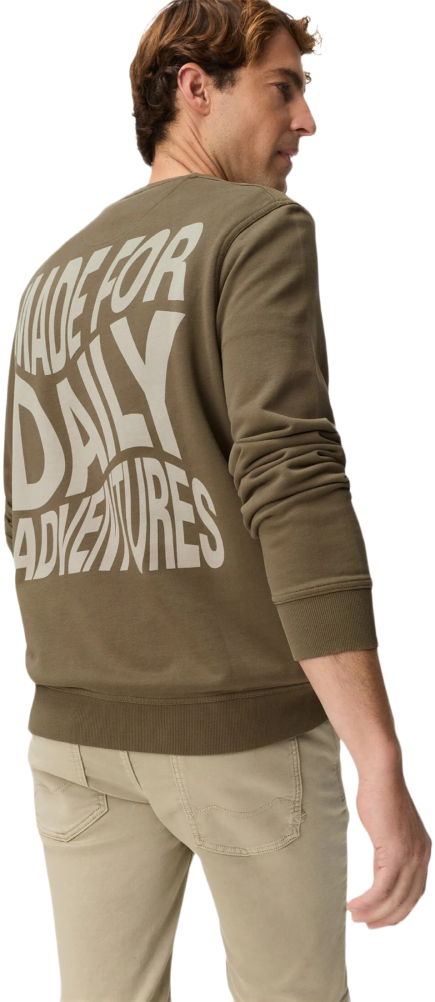 Світшот чоловічий Camel Active Sweatshirts 409400-7W04-35 2XL оливковийфото