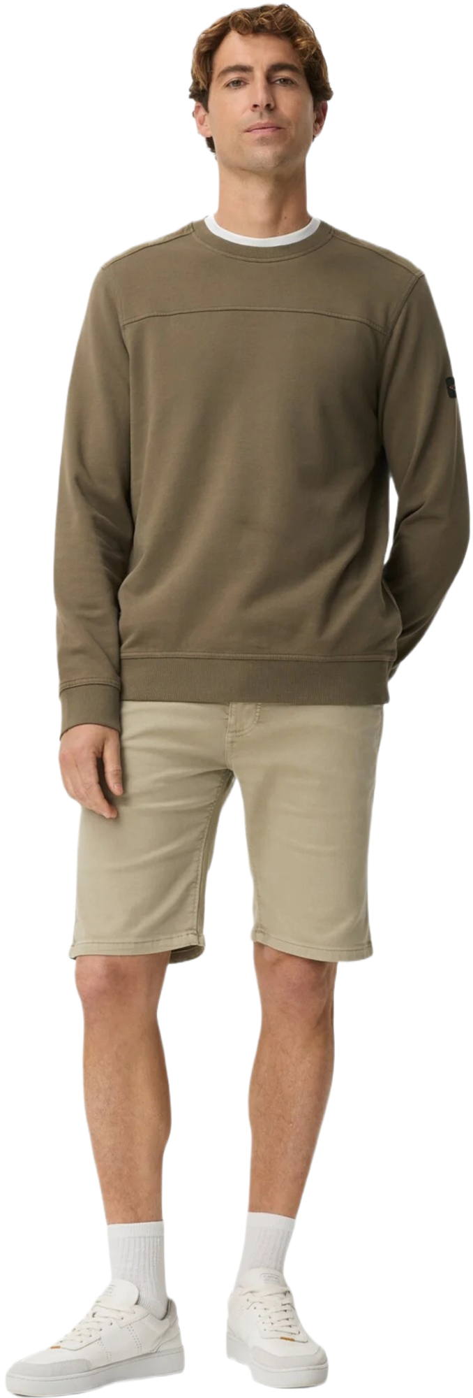 Світшот чоловічий Camel Active Sweatshirts 409400-7W04-35 2XL оливковийфото