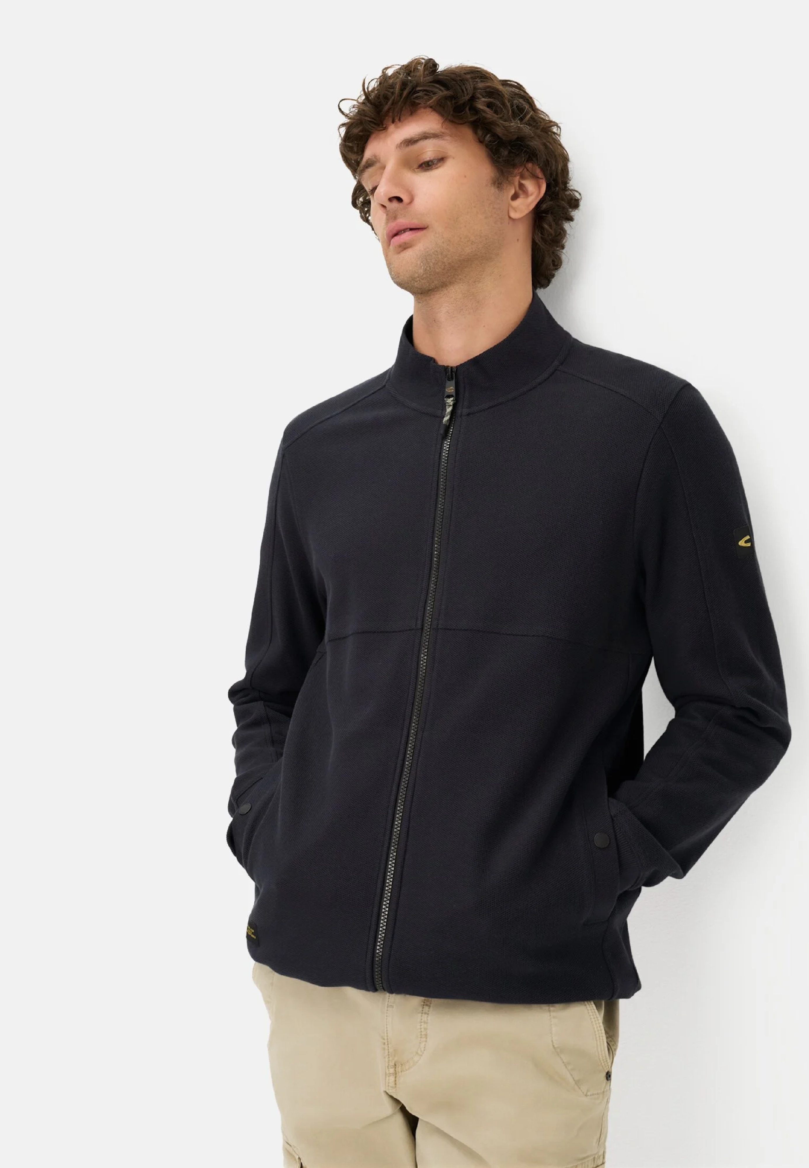 Толстовка чоловіча Camel Active Sweatjackets 409401-7W36-48 L синяфото4