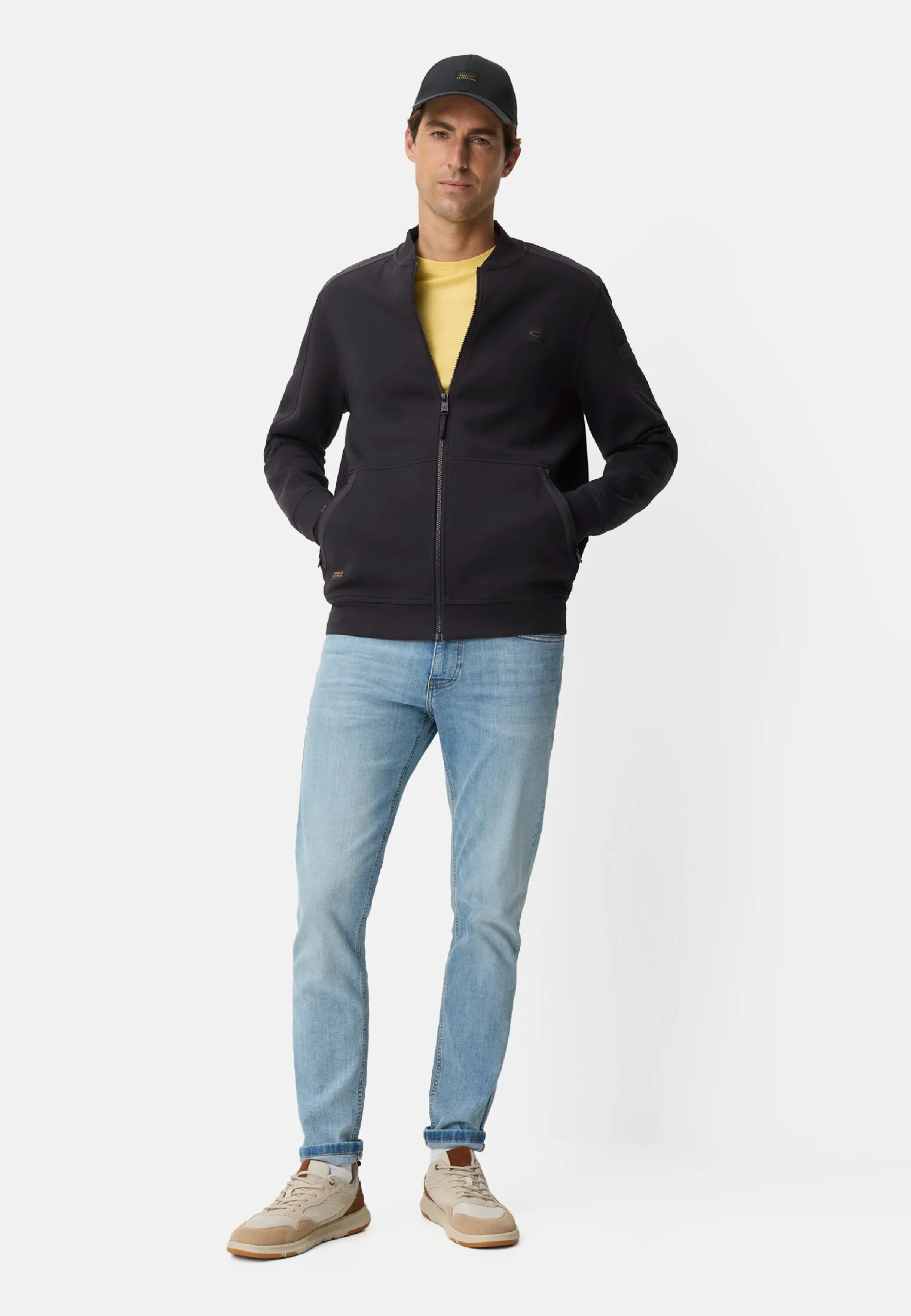 Толстовка чоловіча Camel Active Sweatjackets 409408-7W27-48 L темно-синяфото3