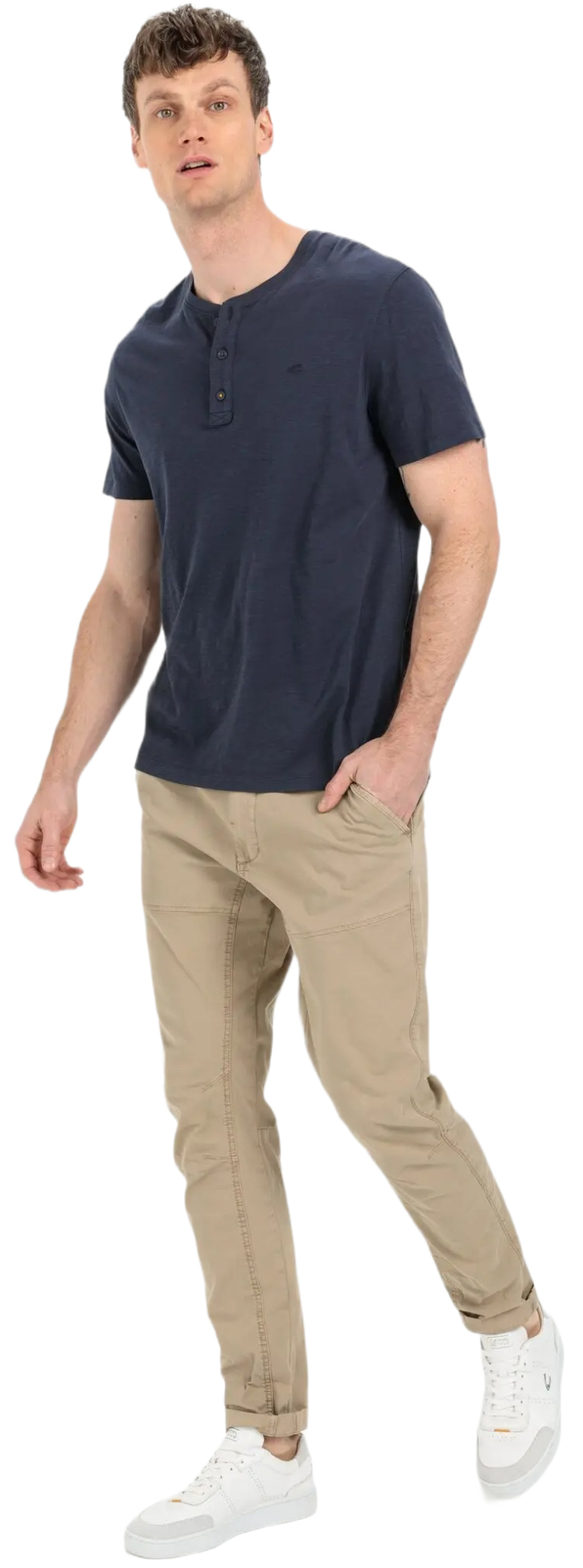 Футболка мужская Camel Active T-shirts 1/2 sleeves 409474-9T84-47 L оливковковая фото 