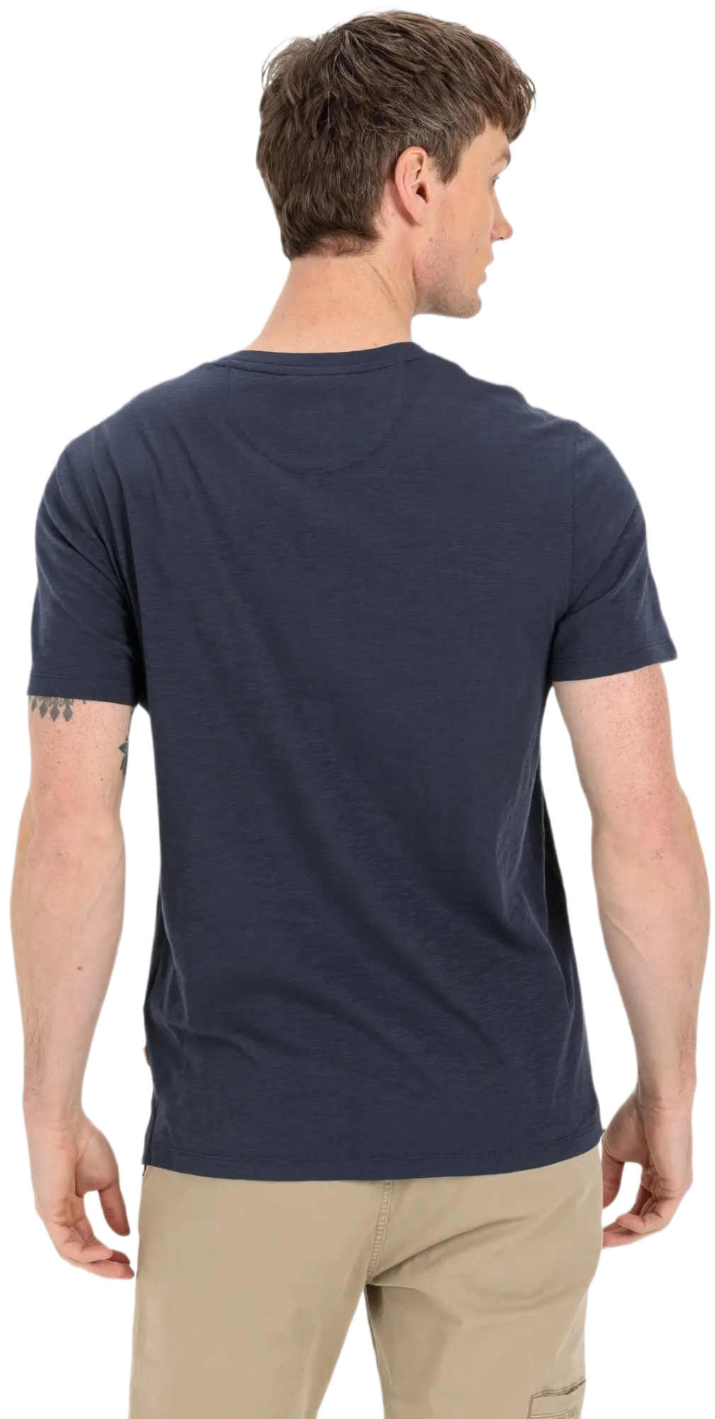 Футболка мужская Camel Active T-shirts 1/2 sleeves 409474-9T84-47 XL темно-синяя фото 