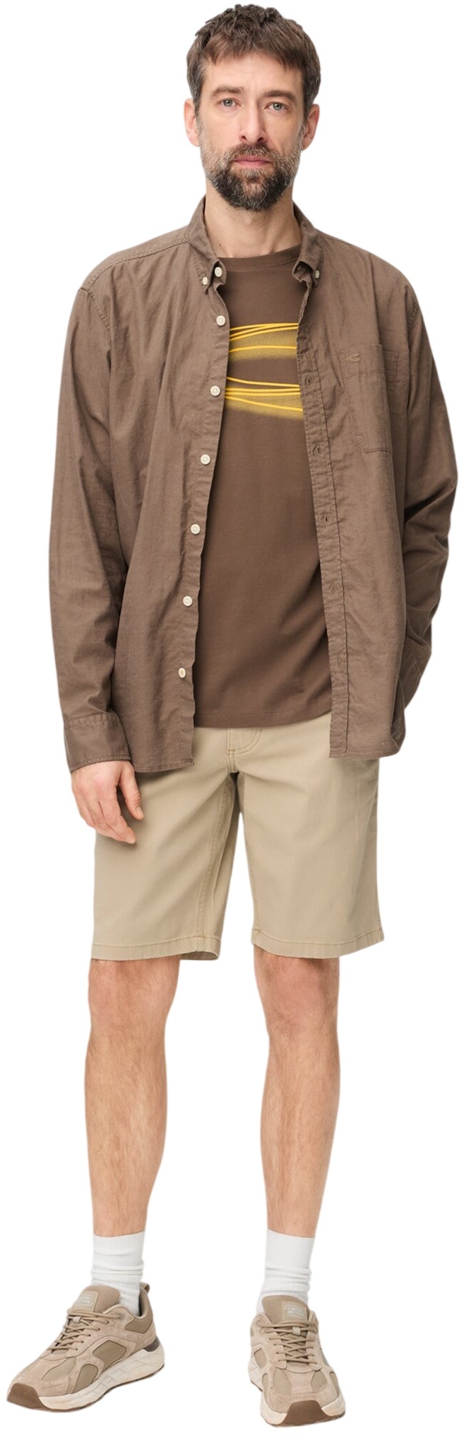 Футболка чоловіча Camel Active T-shirts 1/2 sleeves 409700-7T02-26 L коричневийфото