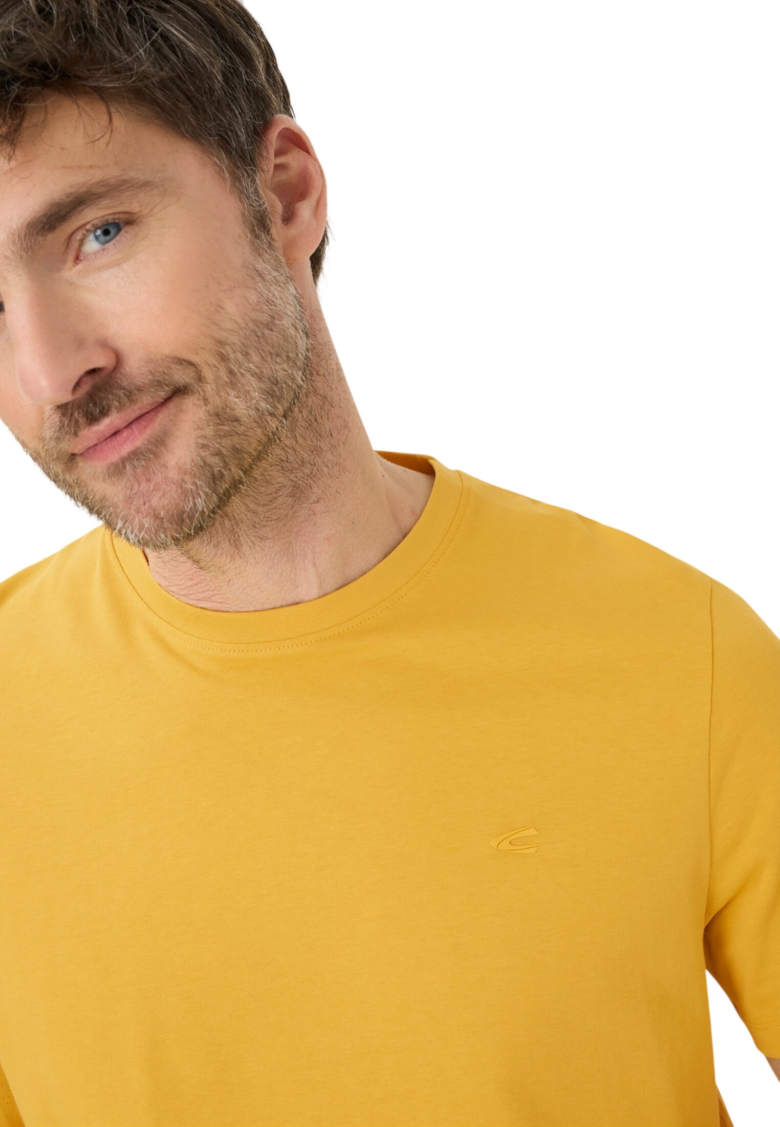 Футболка чоловіча Camel Active T-shirts 1/2 sleeves 409700-7T07-64 L жовтафото