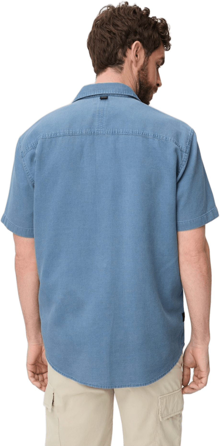 Сорочка чоловіча Camel Active Shirts 1/2 sleeves 409266-7S66-42 M блакитнафото