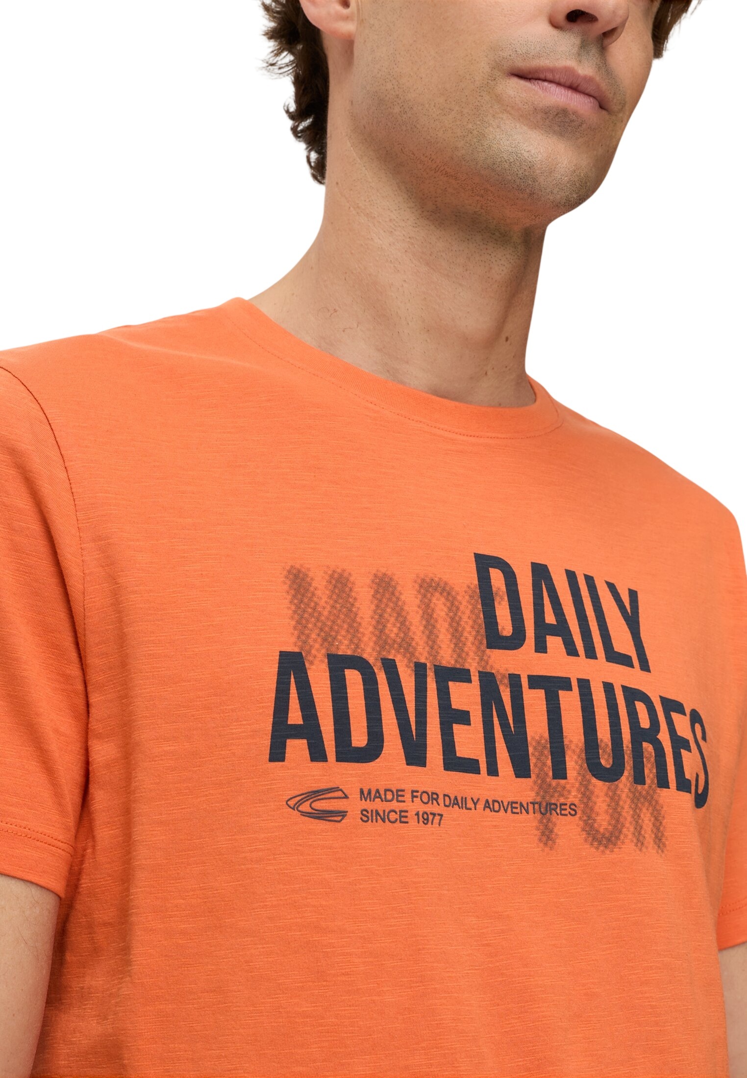 Футболка чоловіча Camel Active T-shirts 1/2 sleeves 409700-7T17-66 M помаранчевафото