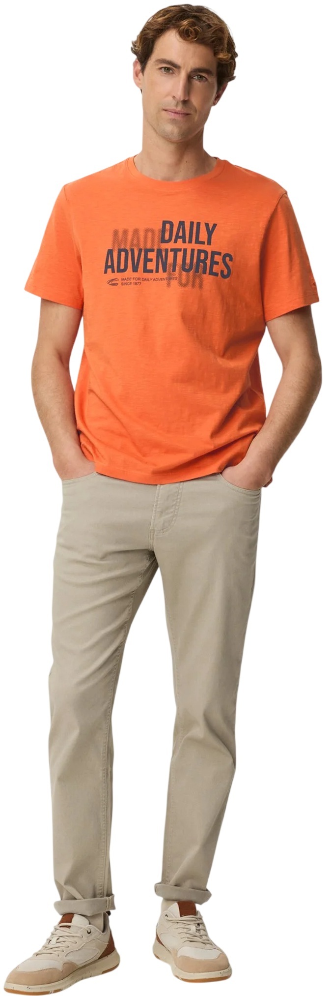 Футболка чоловіча Camel Active T-shirts 1/2 sleeves 409700-7T17-66 M помаранчевафото