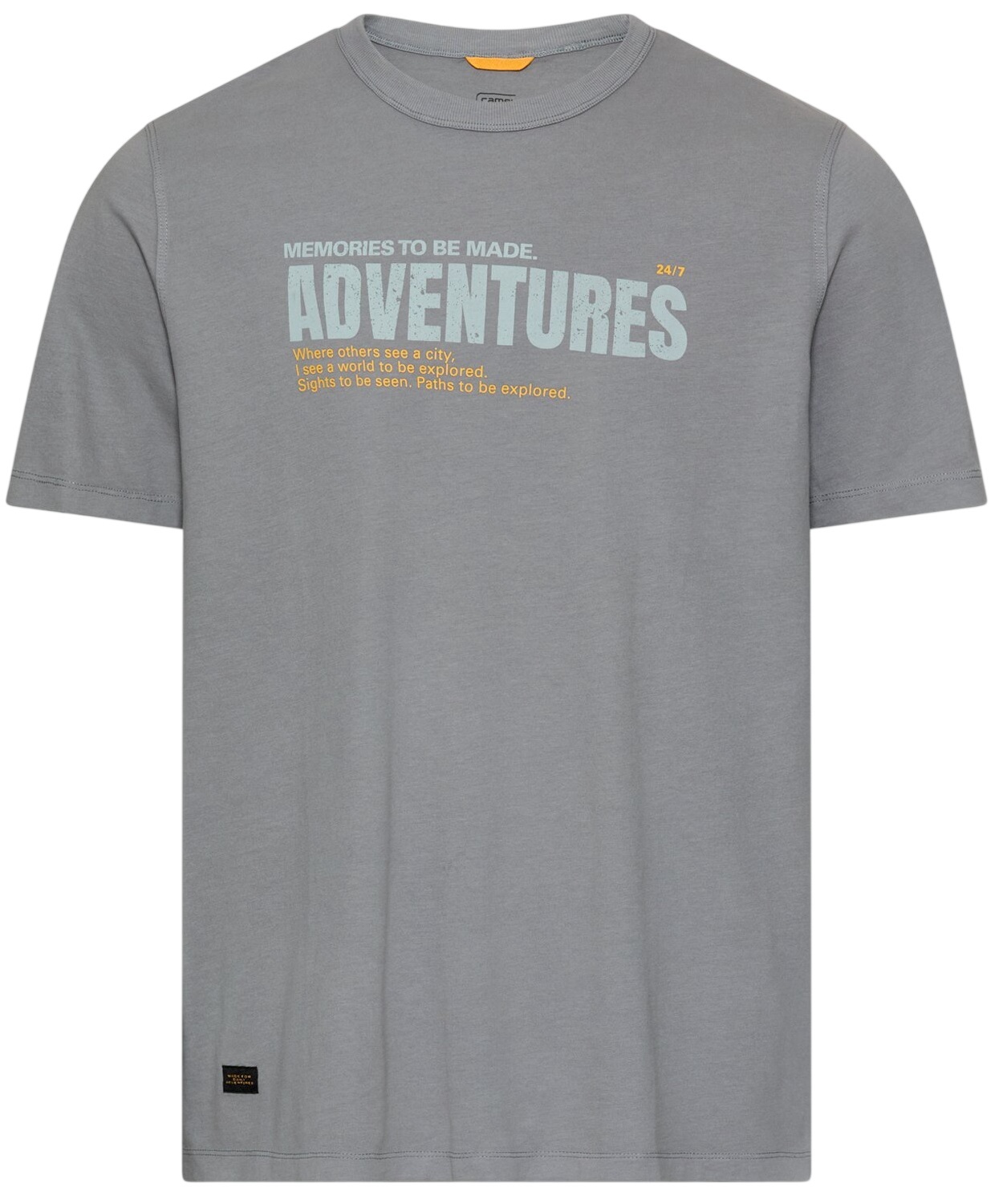 Футболка чоловіча Camel Active T-shirts 1/2 sleeves 409700-7T27-45 M сірафото