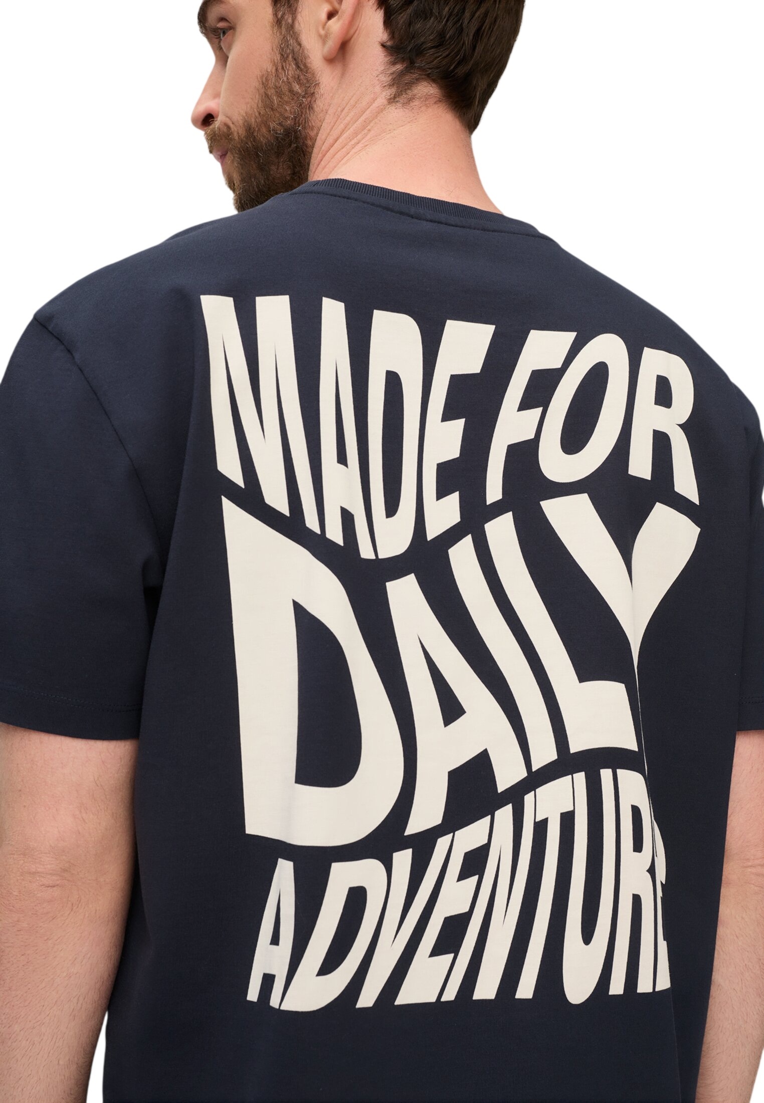 Футболка чоловіча Camel Active T-shirts 1/2 sleeves 409700-7T31-48 XL темно-синяфото