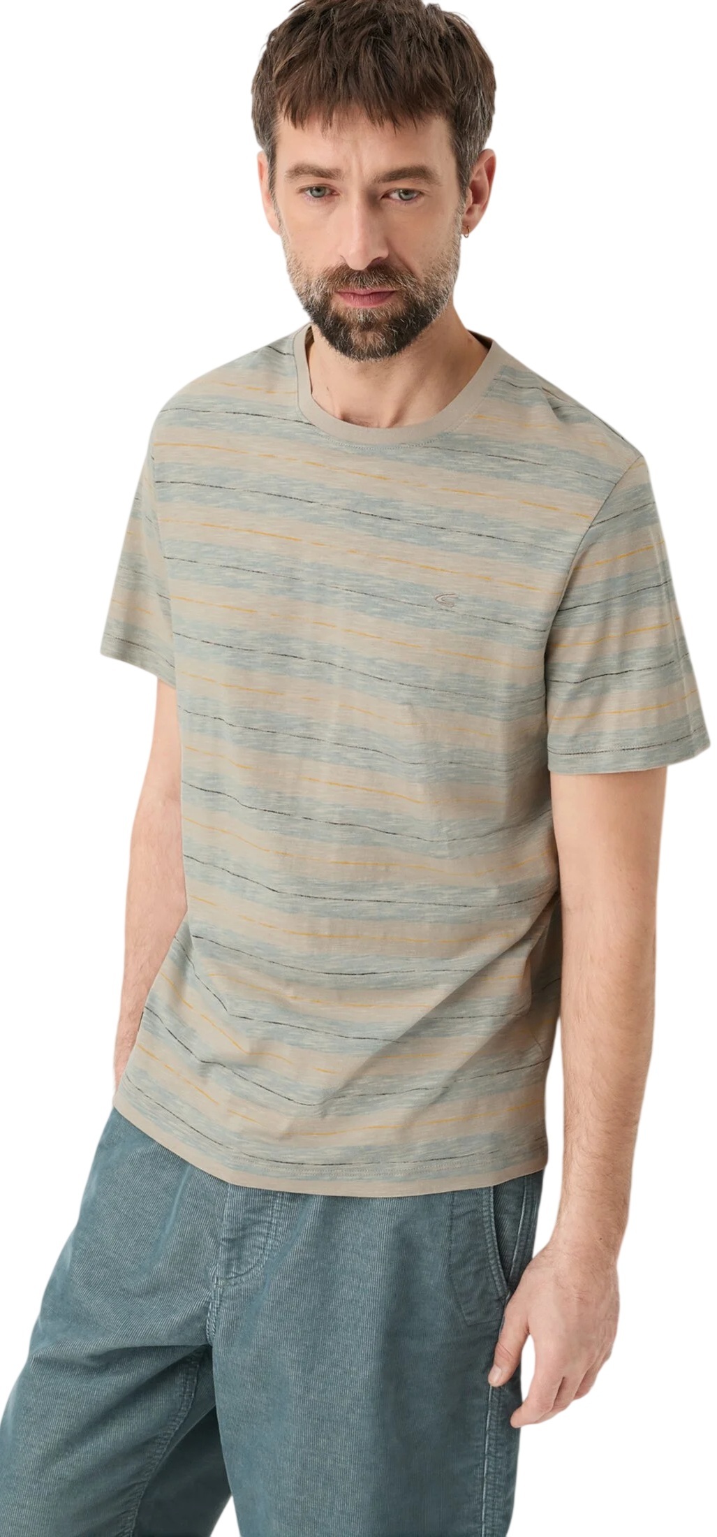 Футболка чоловіча Camel Active T-shirts 1/2 sleeves 409700-7T53-43 2XL бежевафото